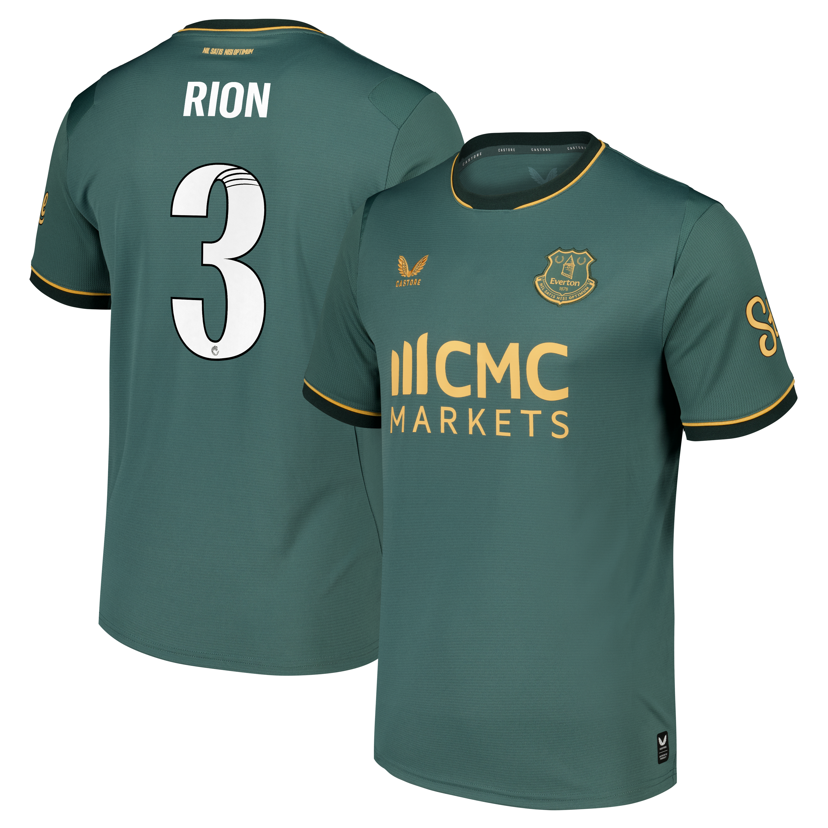 Everton WSL Castore Third Replica Shirt 2026-27 with Rion 3 printing