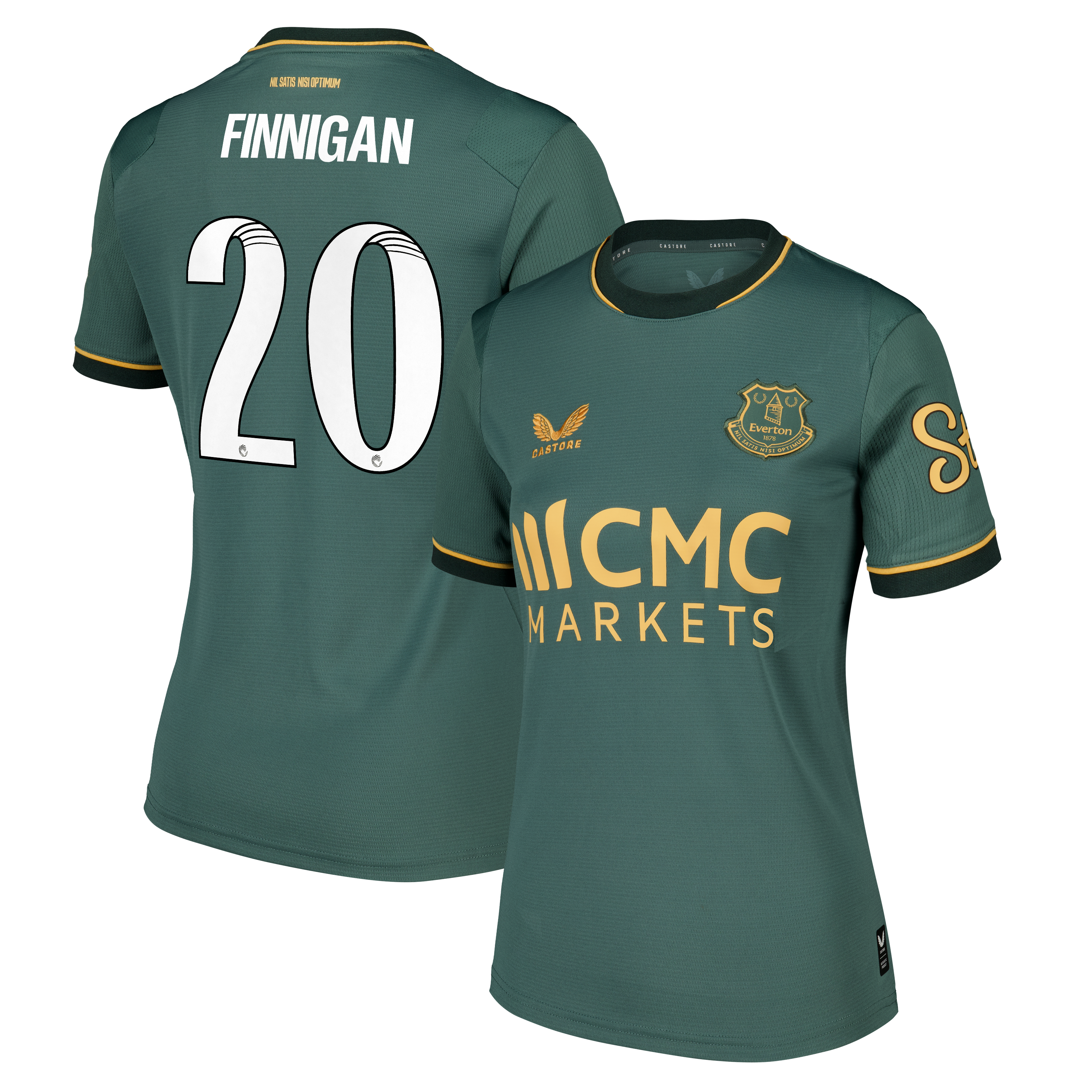 Everton WSL Castore Third Replica Shirt 2026-27 - Womens with Finnigan 20 printing