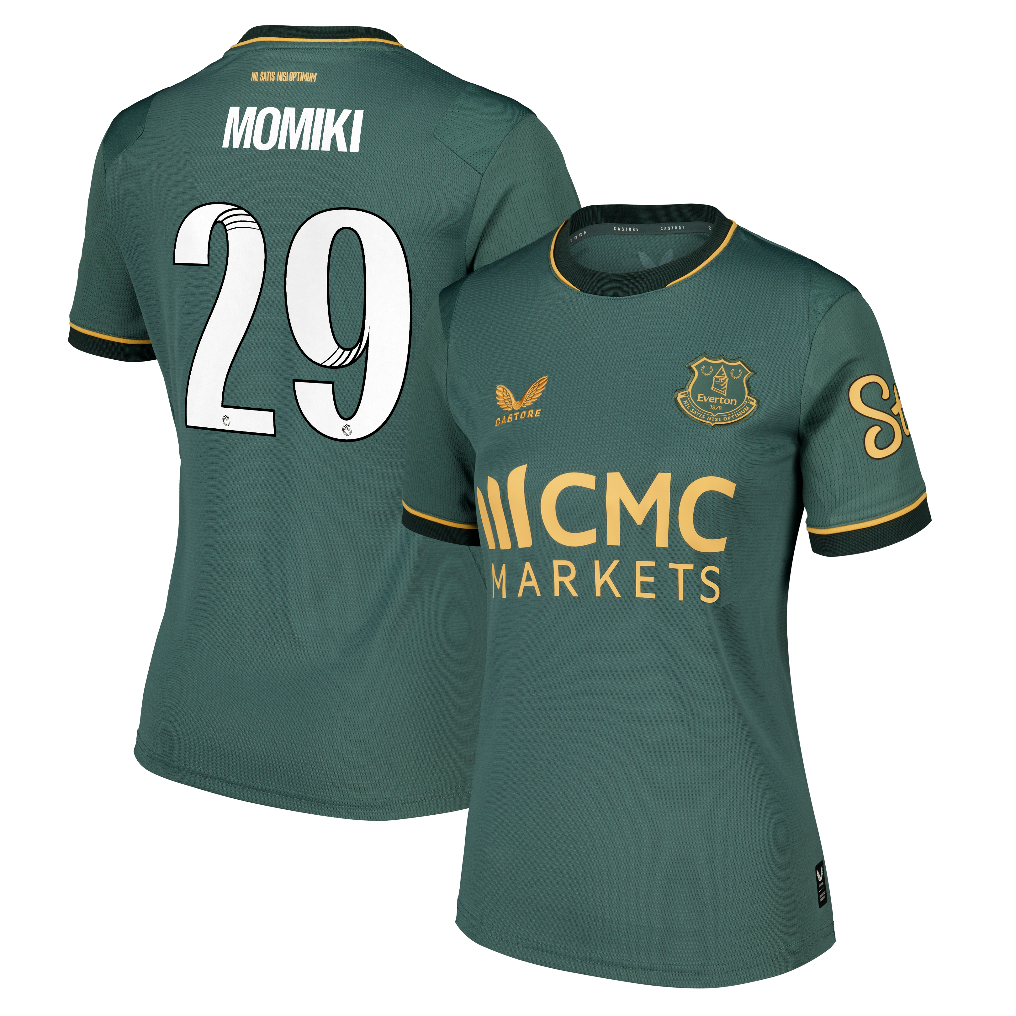 Everton WSL Castore Third Replica Shirt 2026-27 - Womens with Momiki 29 printing