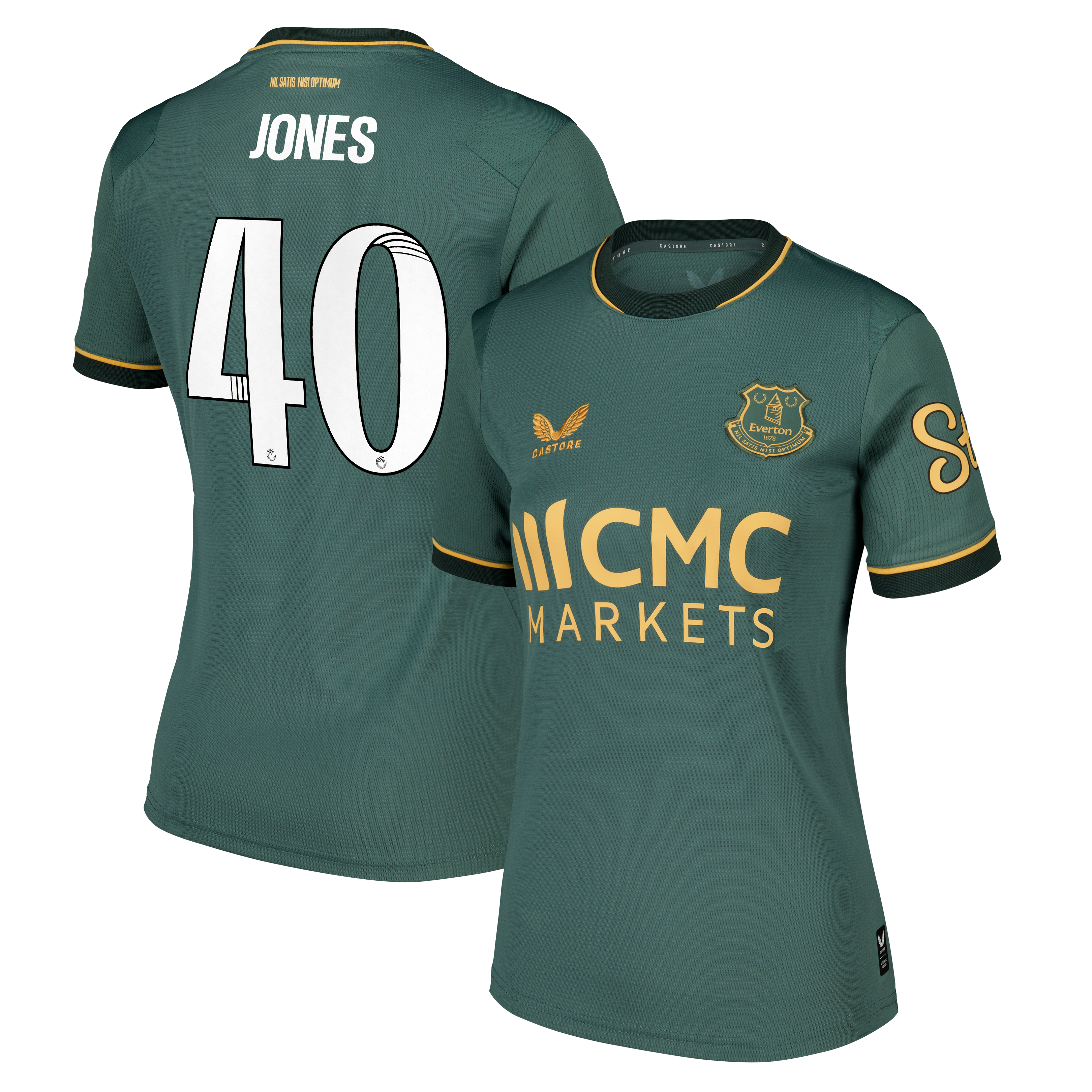 Everton WSL Castore Third Replica Shirt 2026-27 - Womens with Jones 40 printing