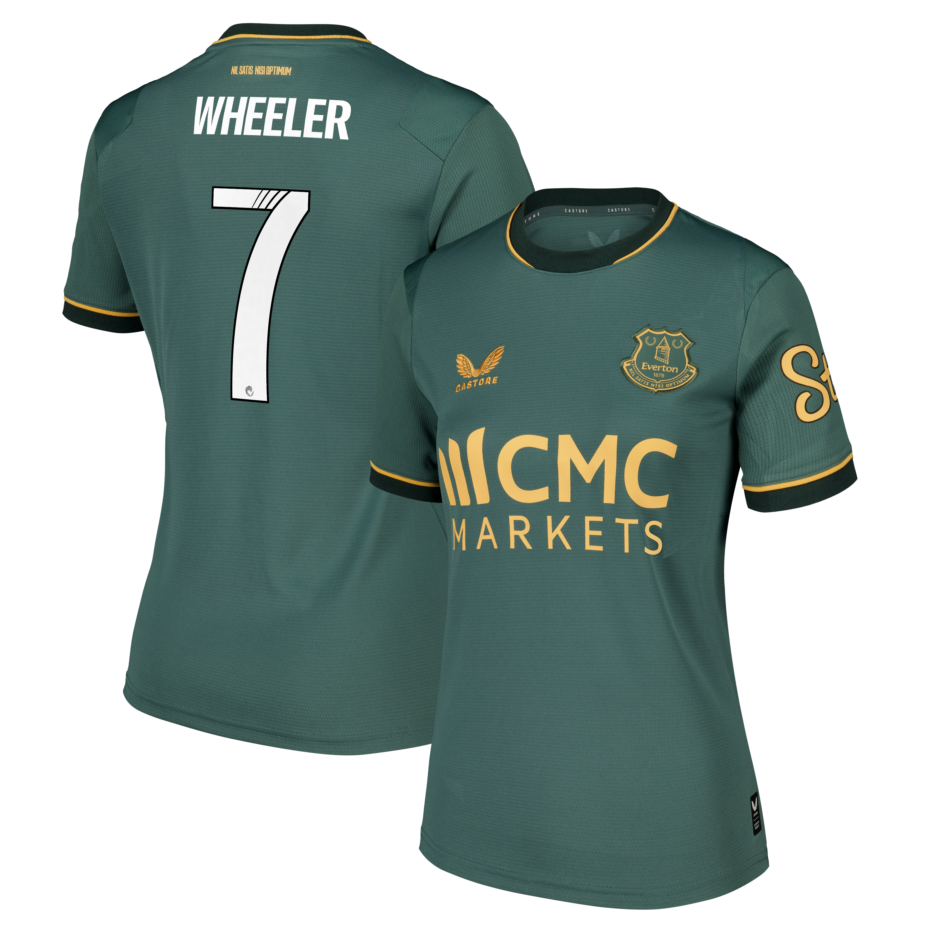 Everton WSL Castore Third Replica Shirt 2026-27 - Womens with Wheeler 7 printing