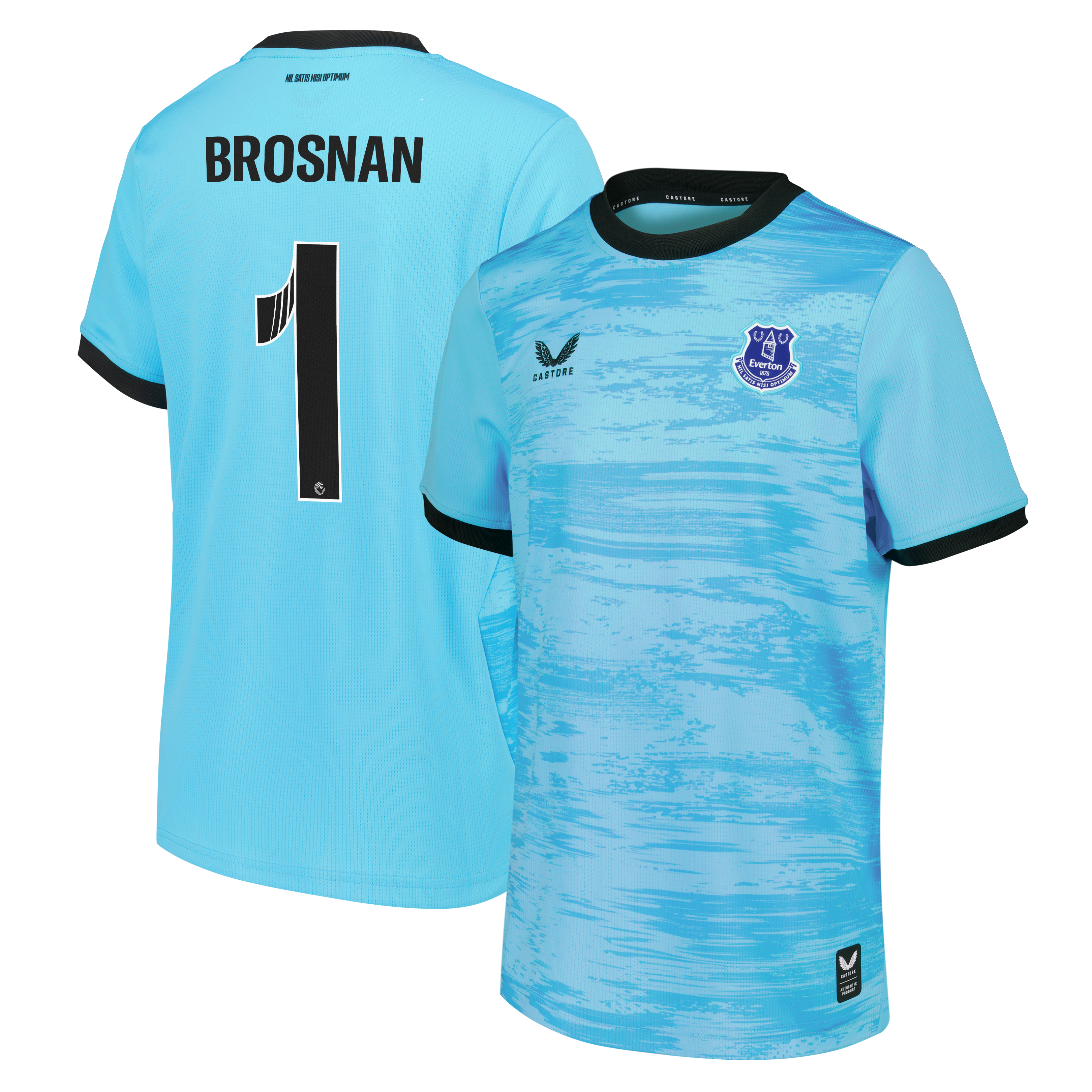 Everton WSL Castore Third Goalkeeper Shirt 2026-27 - Kids with Brosnan 1 printing