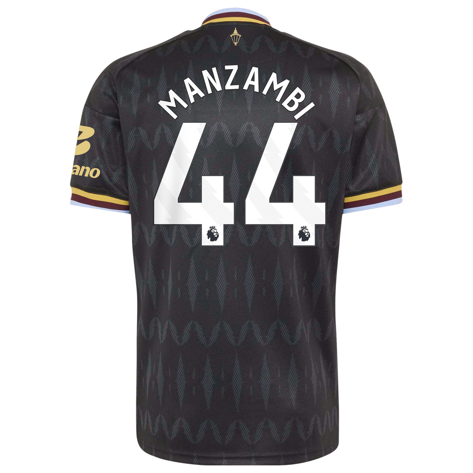 Aston Villa adidas Away Shirt 2026-27 with Manzambi 44 printing, , rebel_hi-res