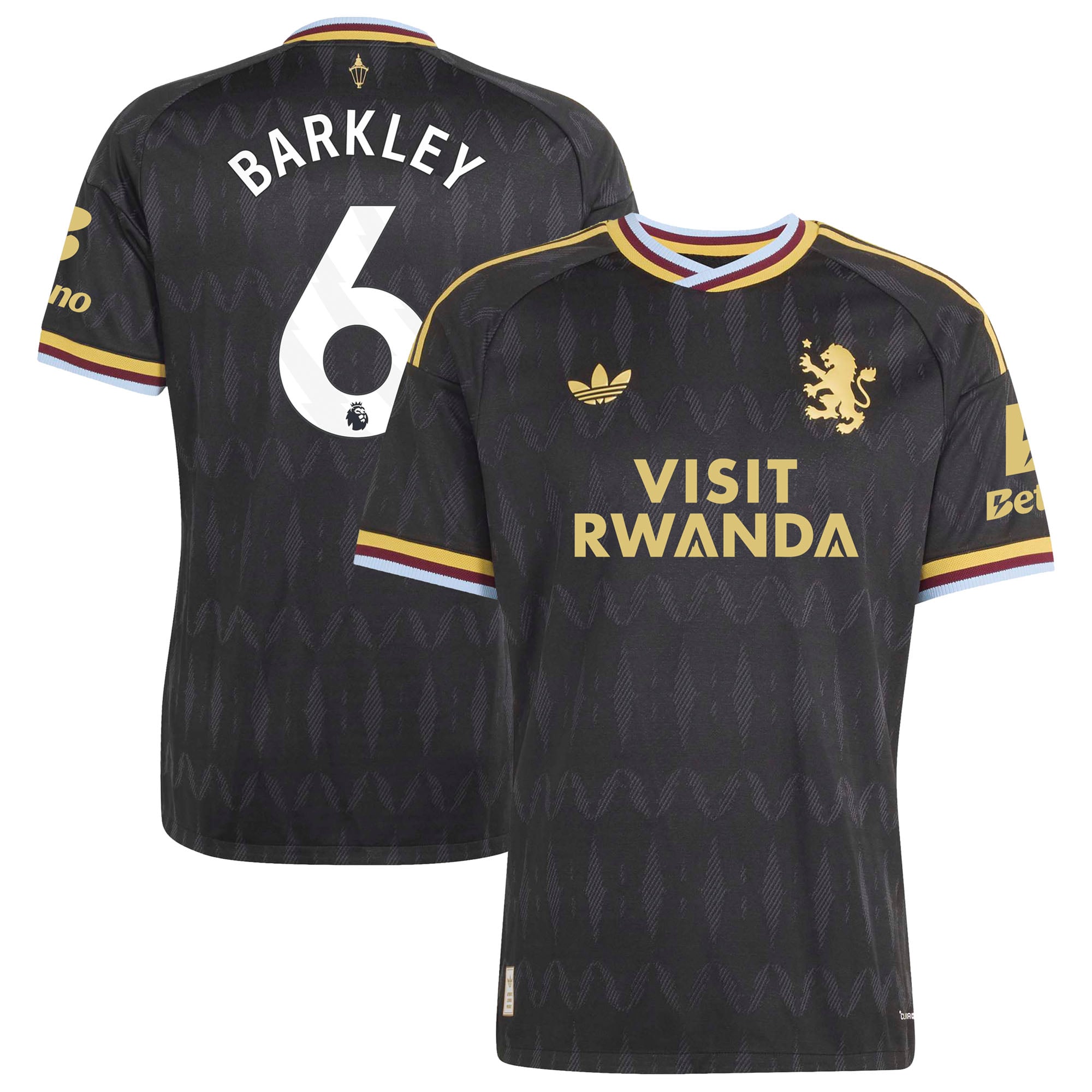 Aston Villa adidas Away Authentic Shirt 2026-27 with Barkley 6 printing, , rebel_hi-res