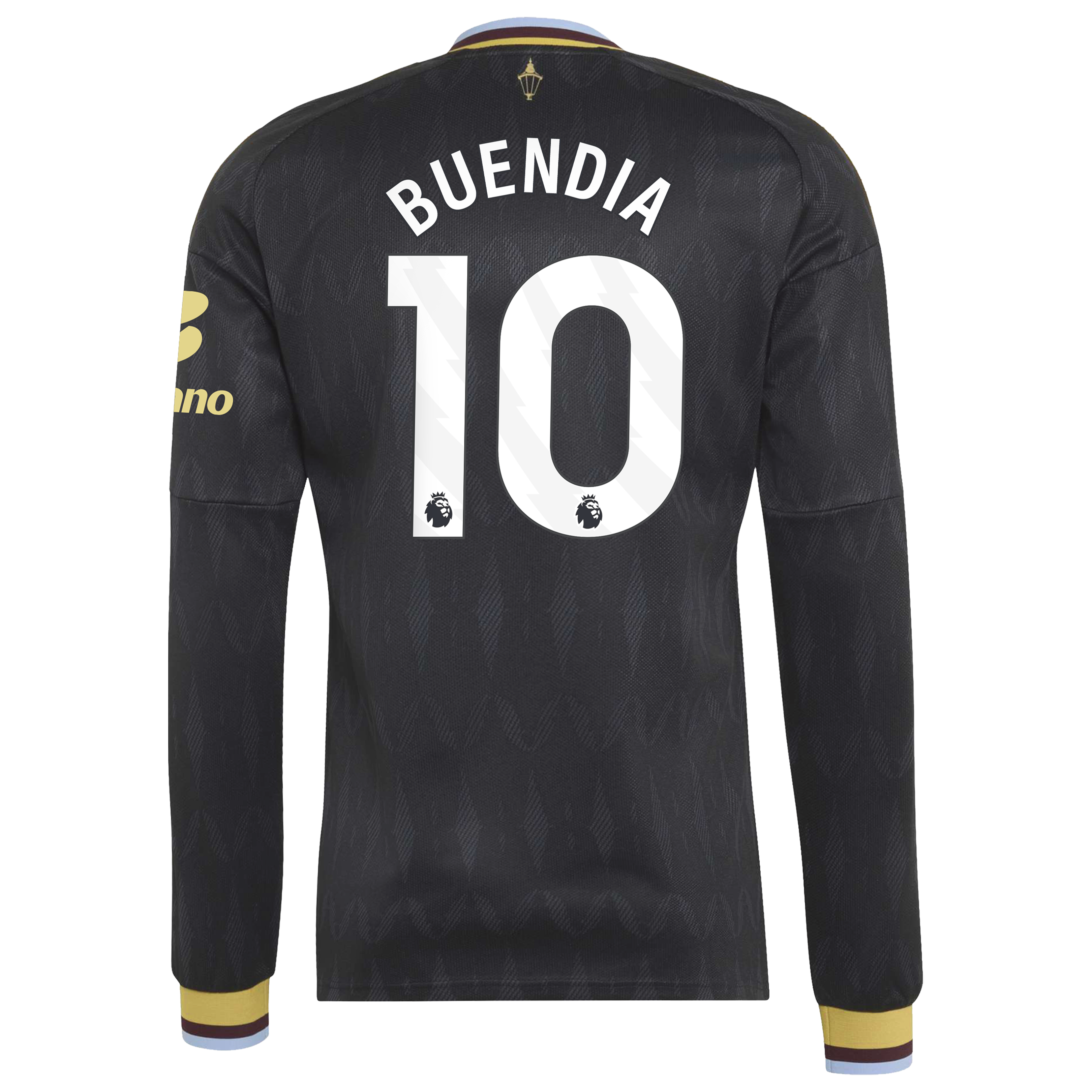 Aston Villa adidas Away Shirt 2026-27 - Long Sleeve with Buendia 10 printing, , rebel_hi-res