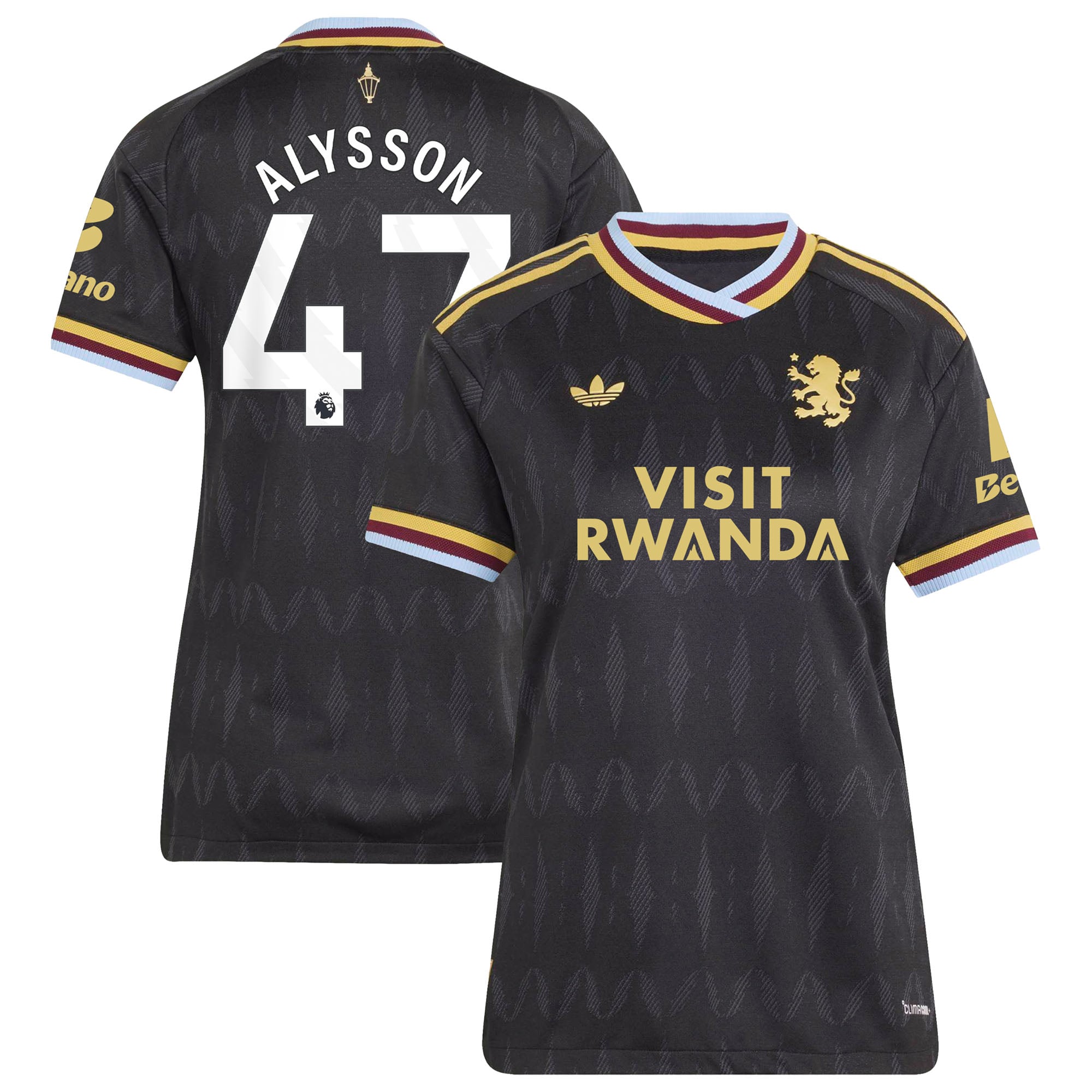 Aston Villa adidas Away Authentic Shirt 2026-27 - Womens with Alysson 47 printing