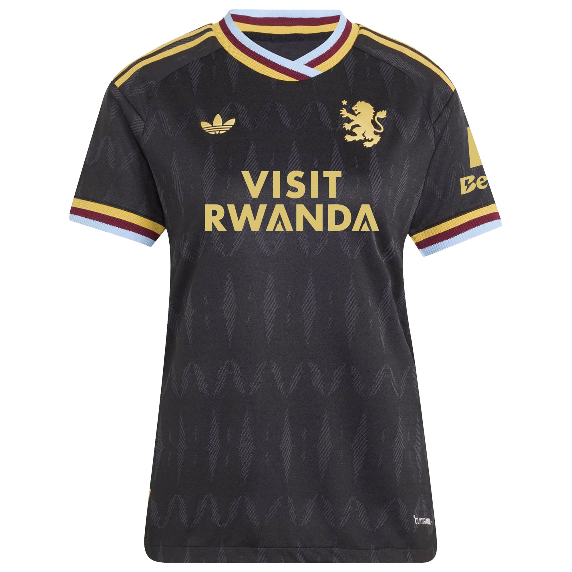 Aston Villa adidas Away Authentic Shirt 2026-27 - Womens with Manzambi 44 printing, , rebel_hi-res