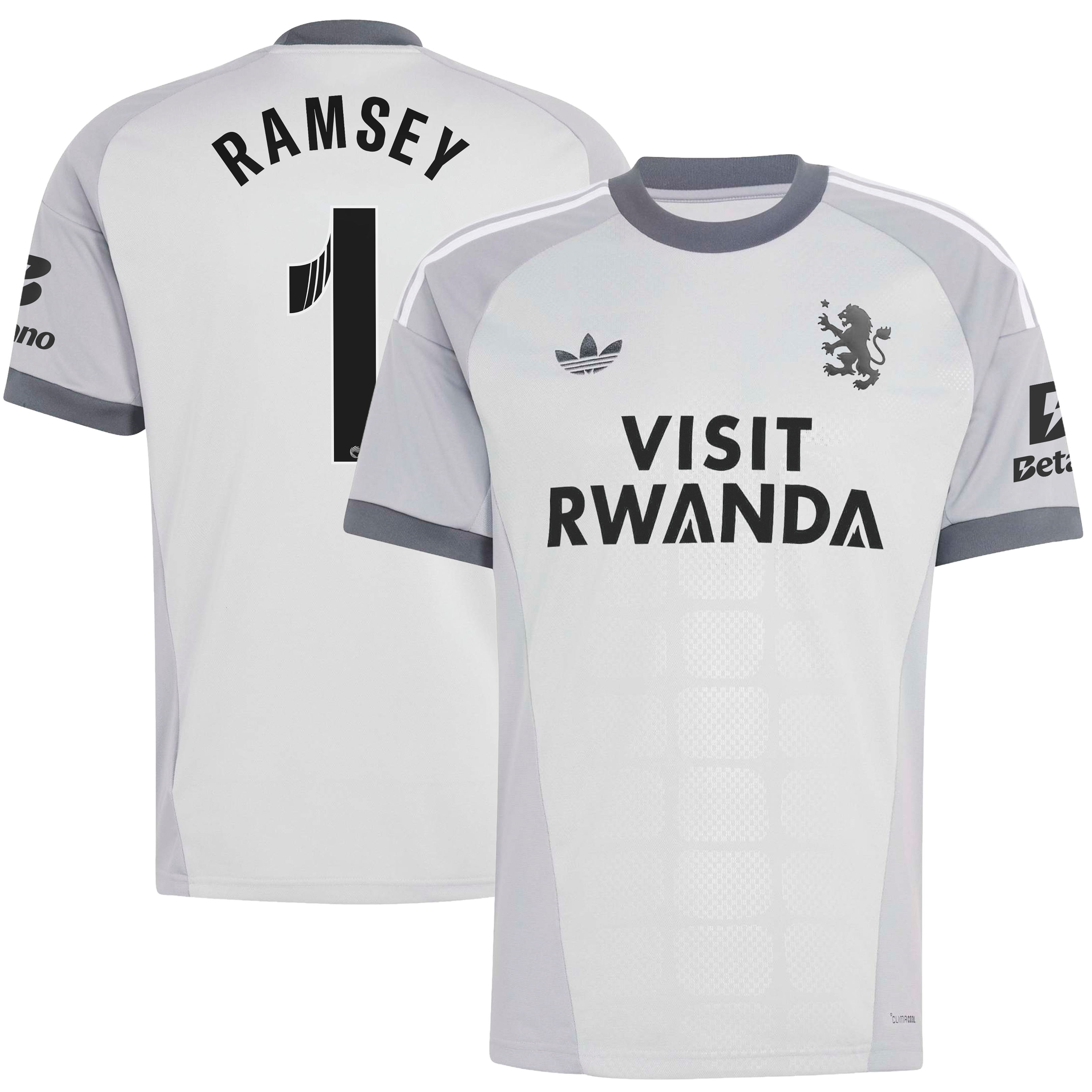 Aston Villa adidas WSL Goalkeeper Shirt 2026-27 with Ramsey 1 printing