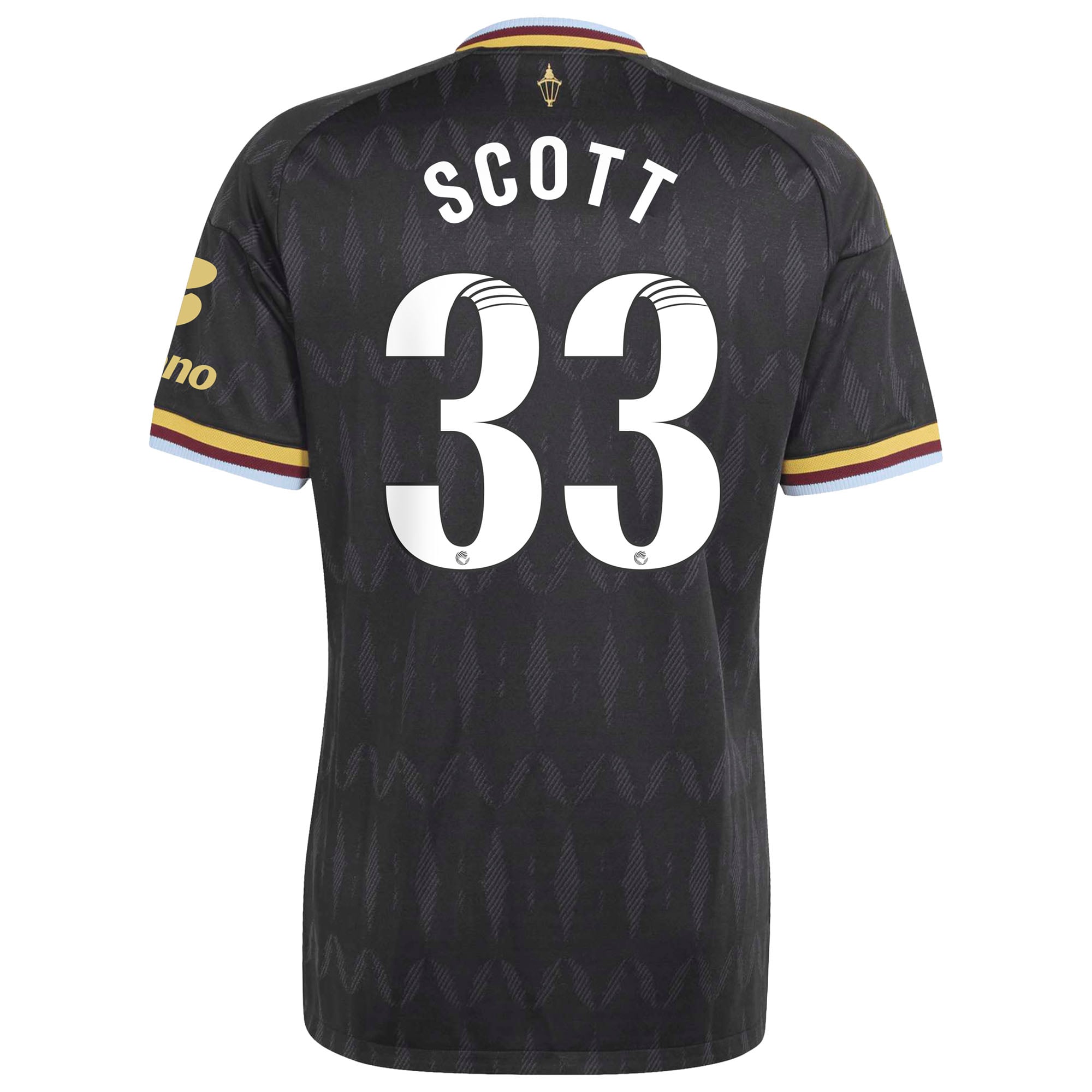 Aston Villa adidas WSL Away Authentic Shirt 2026-27 with Scott 33 printing, , rebel_hi-res