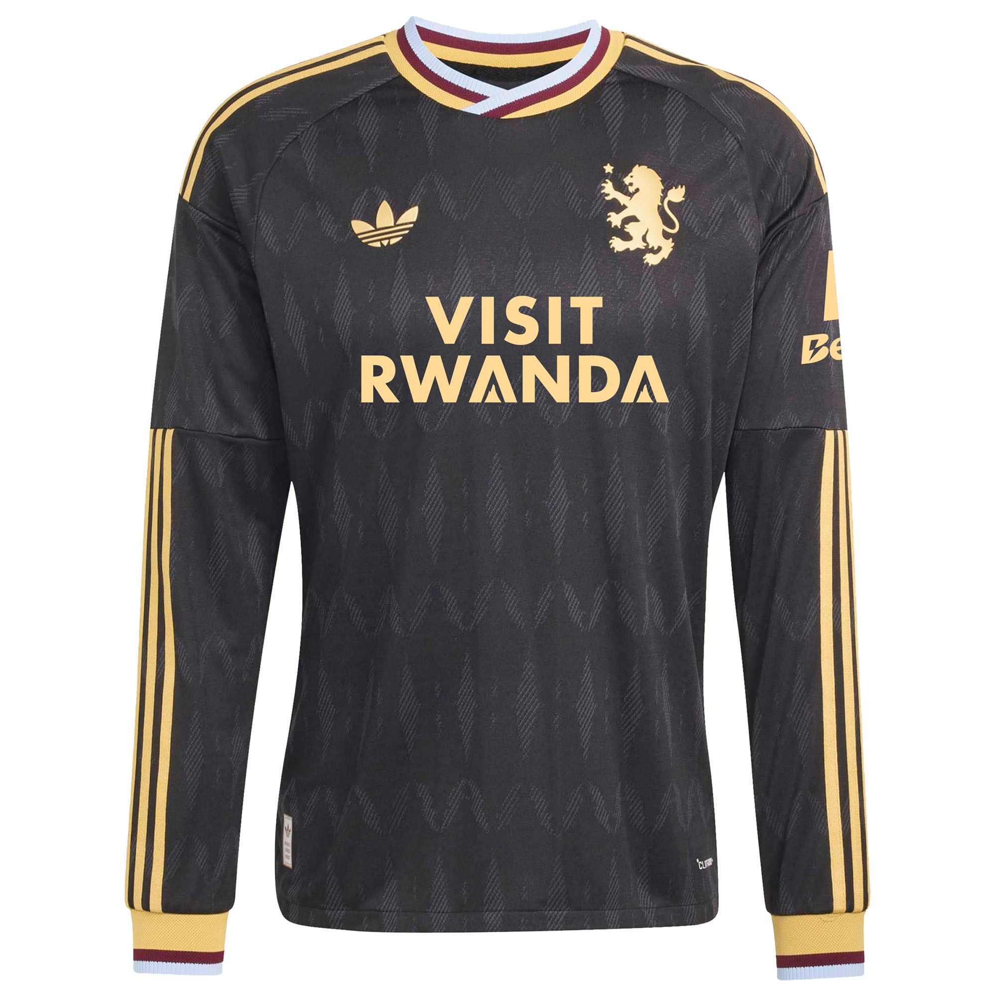 Aston Villa adidas WSL Away Authentic Shirt 2026-27 - Long Sleeve with Kendall 21 printing, , rebel_hi-res
