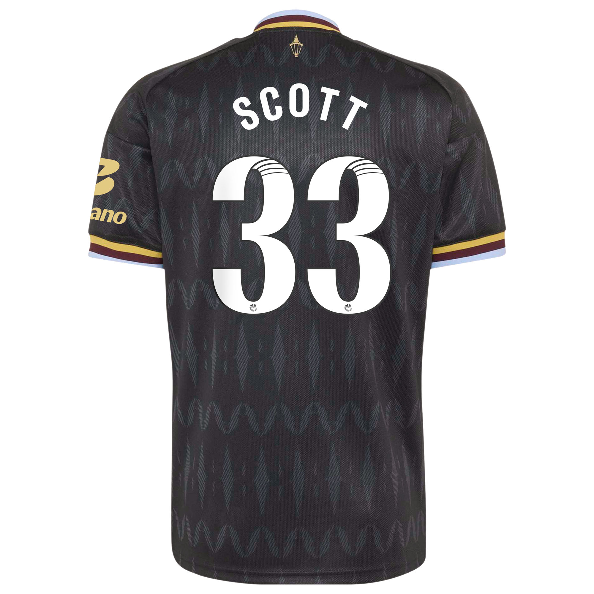 Aston Villa adidas WSL Away Shirt 2026-27 with Scott 33 printing, , rebel_hi-res