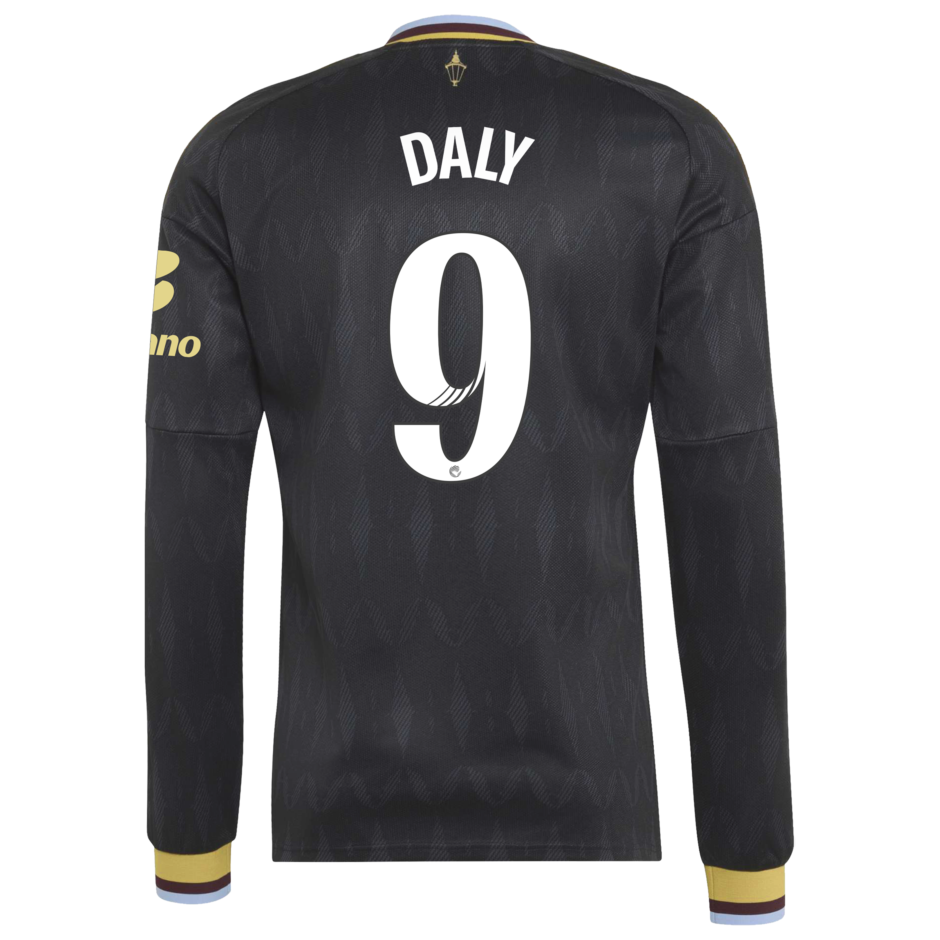 Aston Villa adidas WSL Away Shirt 2026-27 - Long Sleeve with Daly 9 printing, , rebel_hi-res
