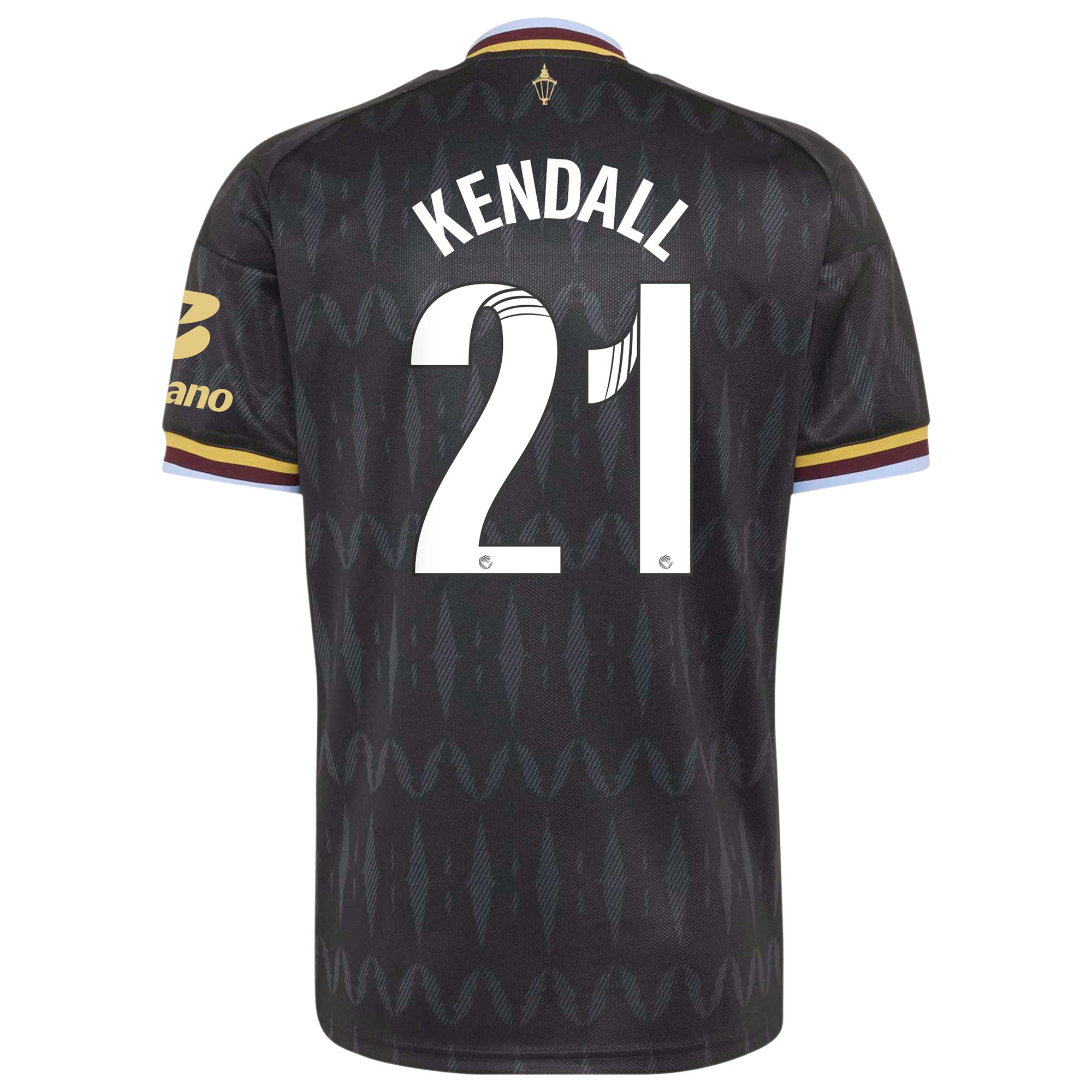 Aston Villa adidas WSL Away Shirt 2026-27 with Kendall 21 printing, , rebel_hi-res