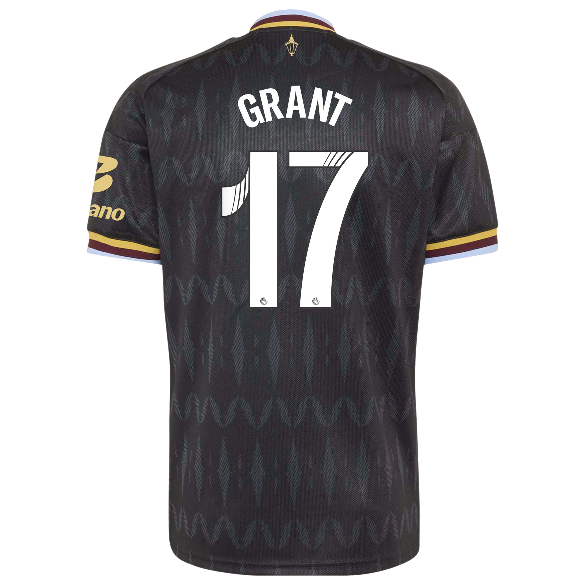 Aston Villa adidas WSL Away Shirt 2026-27 with Grant 17 printing, , rebel_hi-res