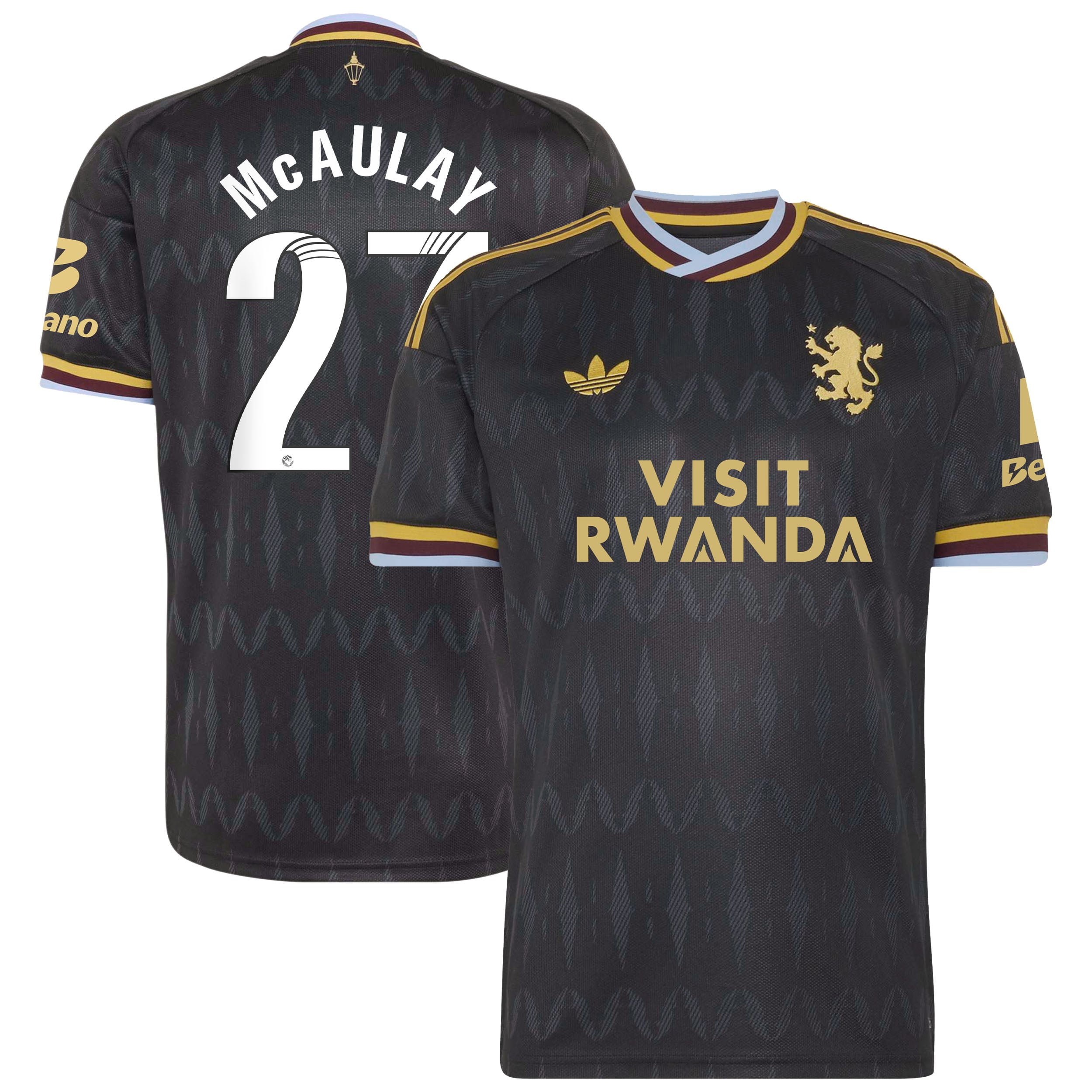 Aston Villa adidas WSL Away Shirt 2026-27 with McAulay 27 printing, , rebel_hi-res