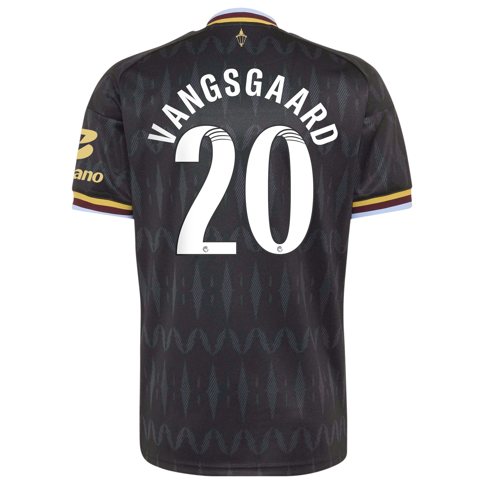 Aston Villa adidas WSL Away Shirt 2026-27 with Vangsgaard 20 printing, , rebel_hi-res