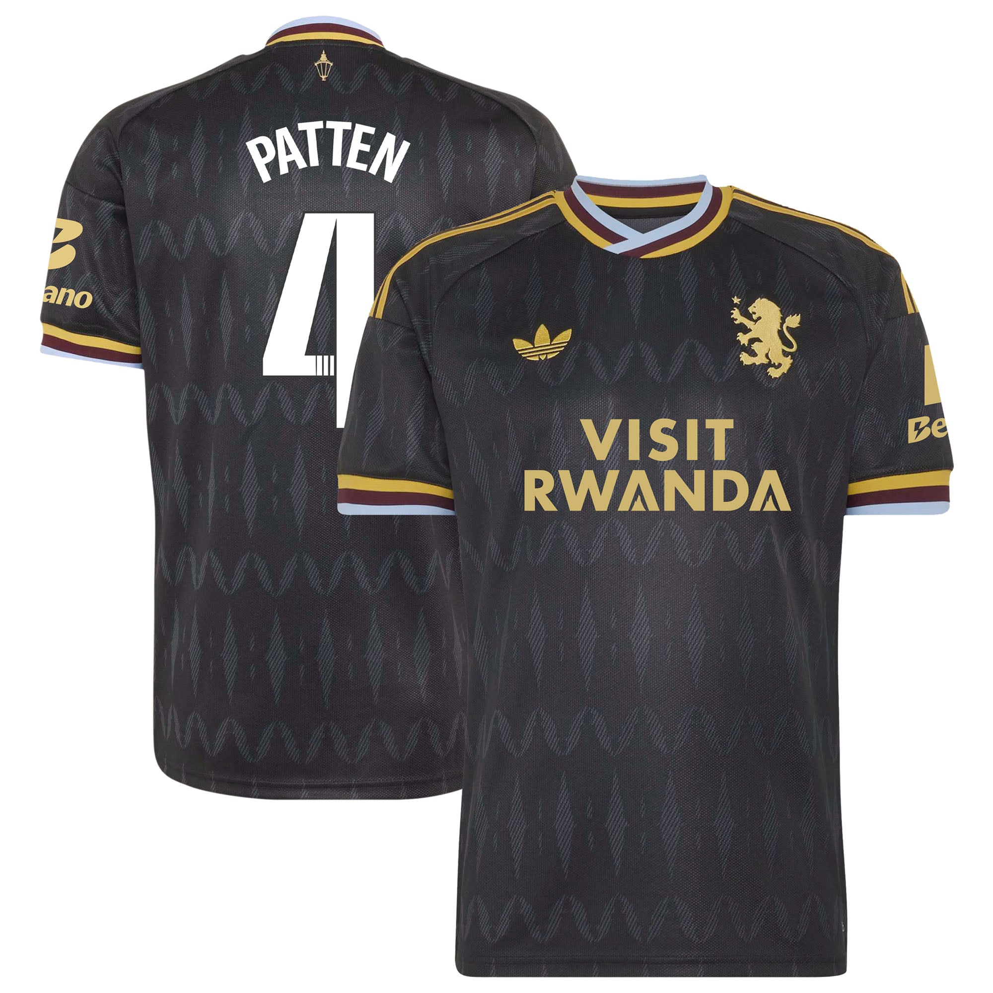 Aston Villa adidas WSL Away Shirt 2026-27 with Patten 4 printing, , rebel_hi-res