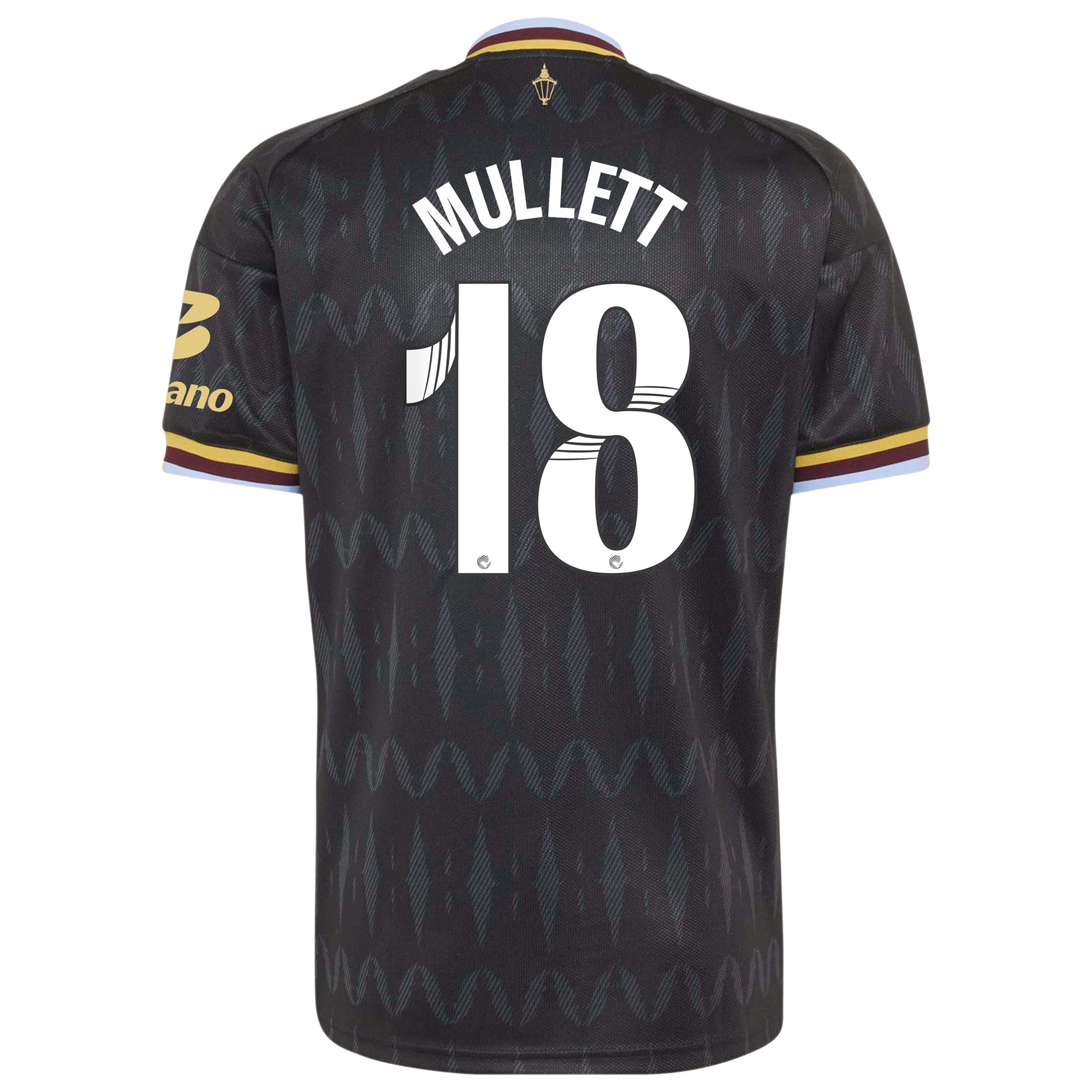 Aston Villa adidas WSL Away Shirt 2026-27 with Mullett 18 printing, , rebel_hi-res