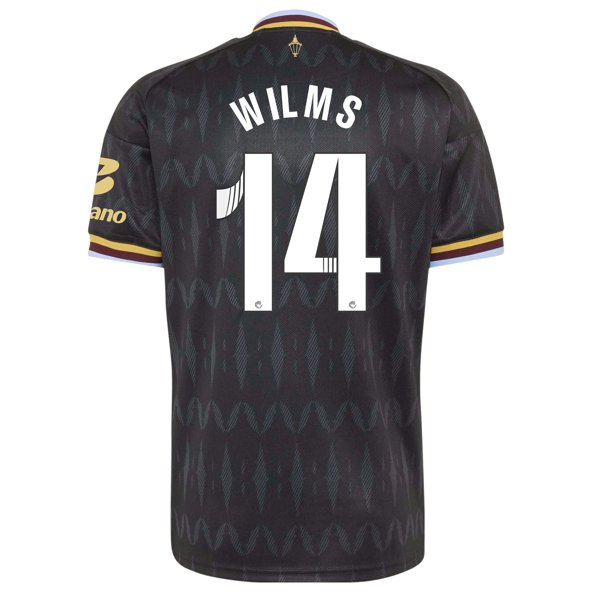 Aston Villa adidas WSL Away Shirt 2026-27 with Wilms 14 printing, , rebel_hi-res