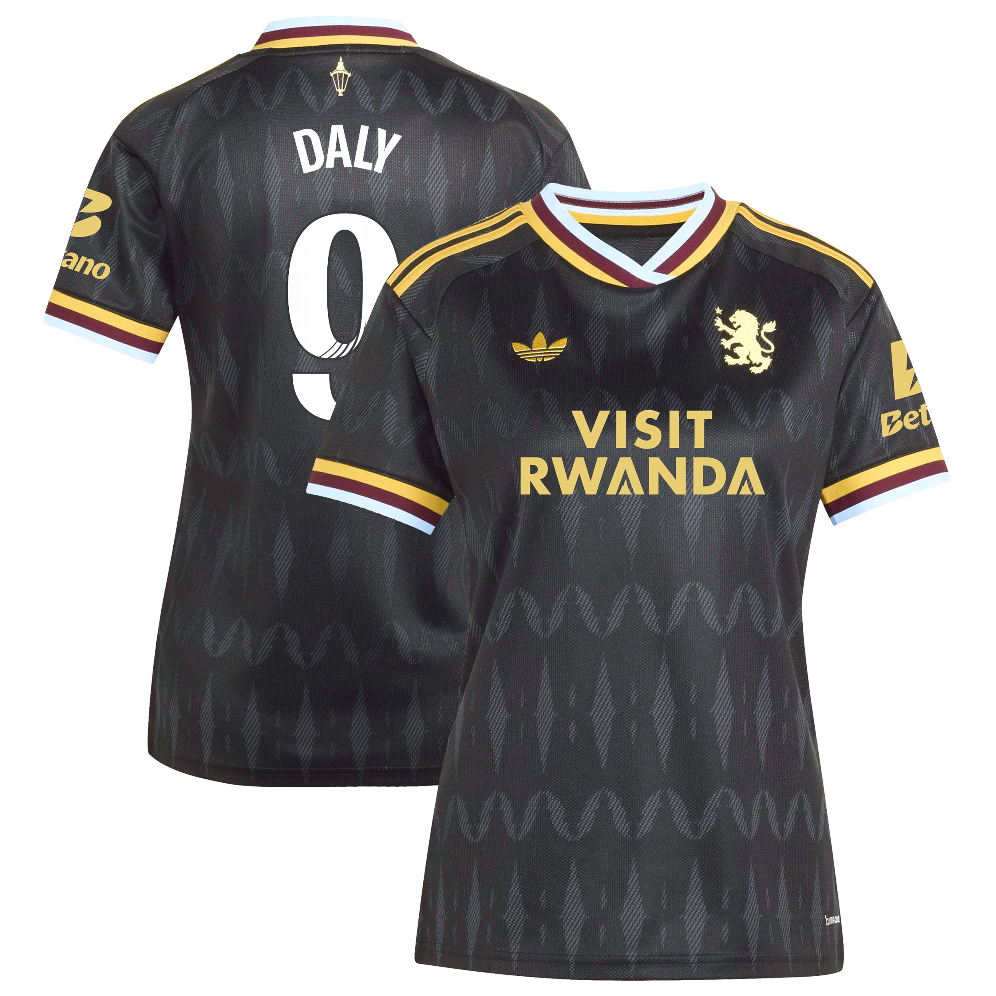 Aston Villa adidas WSL Away Shirt 2026-27 - Womens with Daly 9 printing