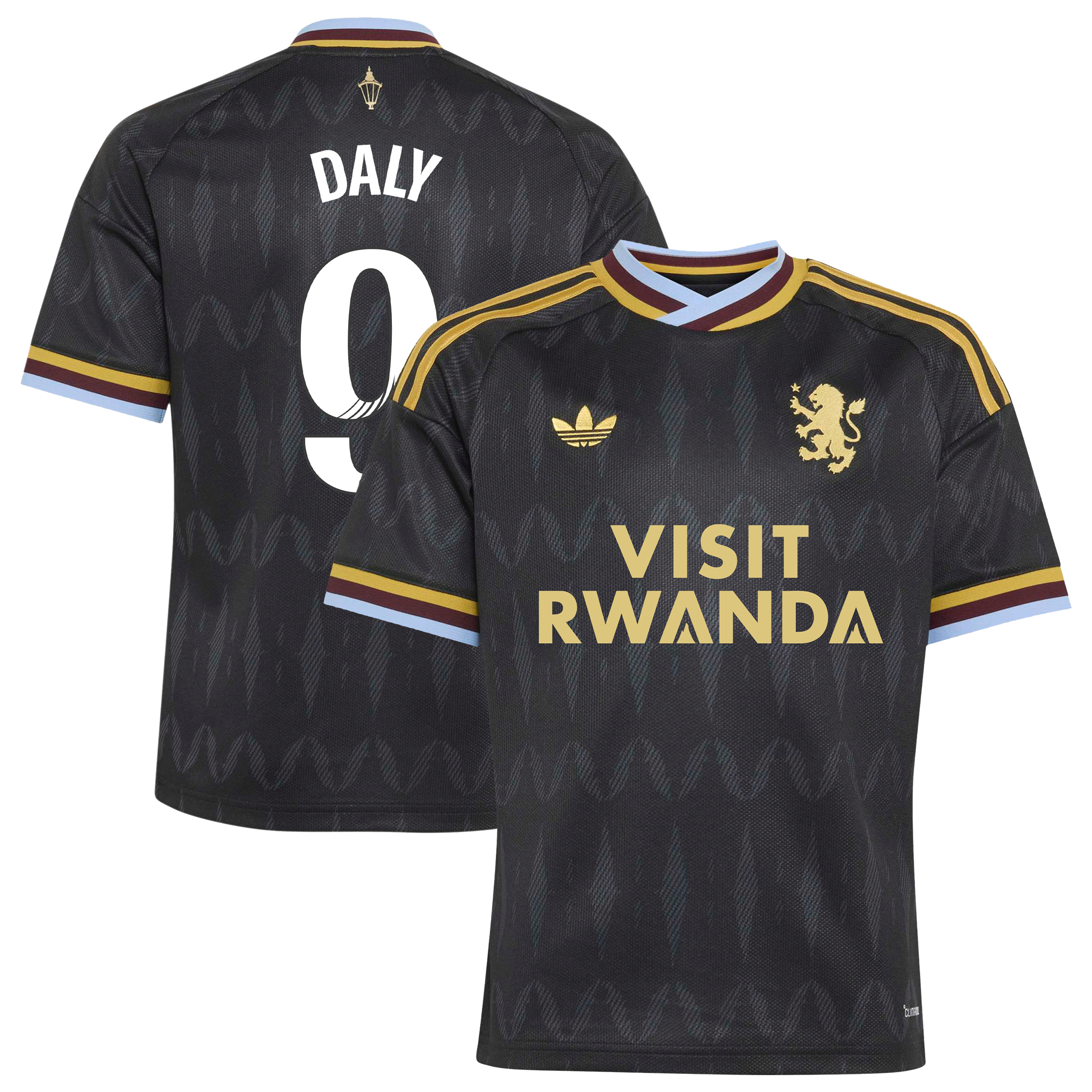 Aston Villa adidas WSL Away Shirt 2026-27 - Kids with Daly 9 printing, , rebel_hi-res