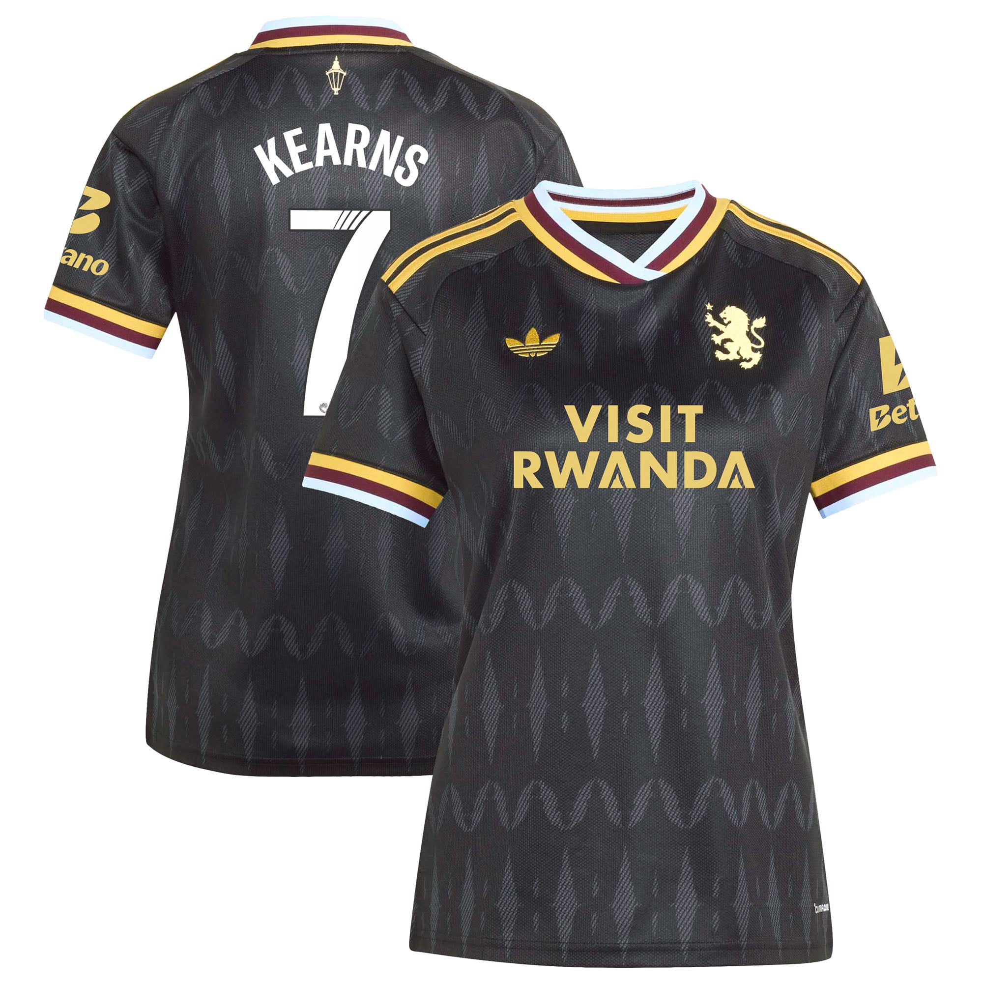 Aston Villa adidas WSL Away Shirt 2026-27 - Womens with Kearns 7 printing
