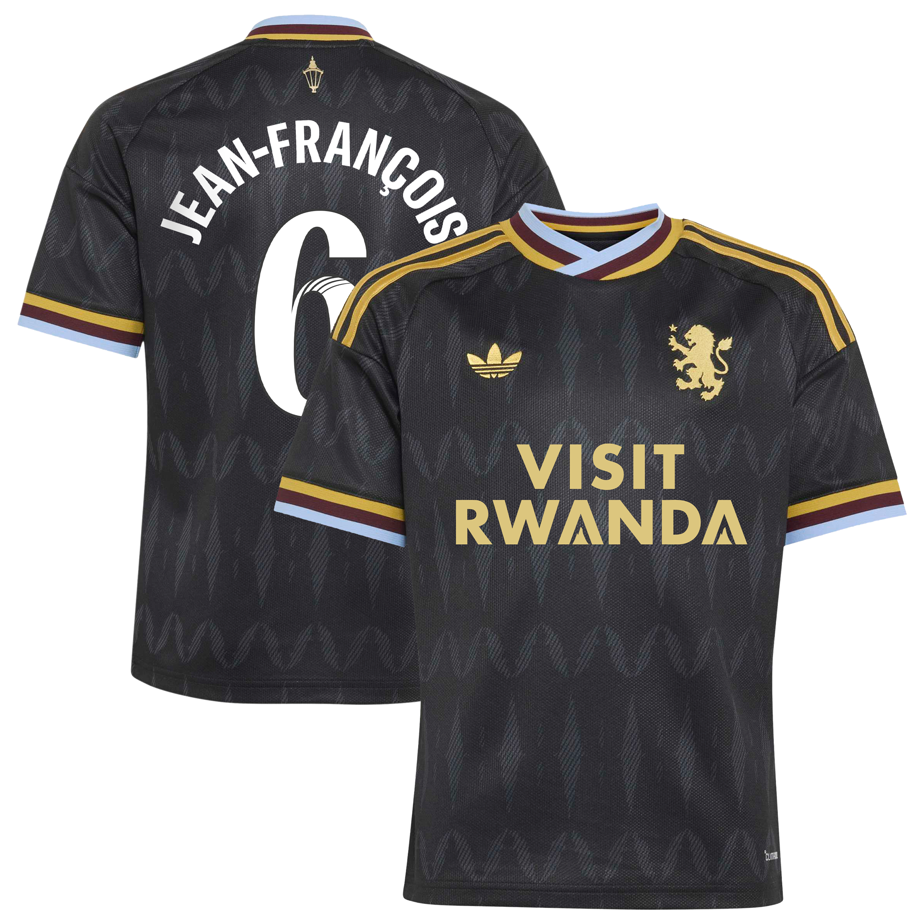 Aston Villa adidas WSL Away Shirt 2026-27 - Kids with Jean-fran&ccedil;ois 6 printing, , rebel_hi-res
