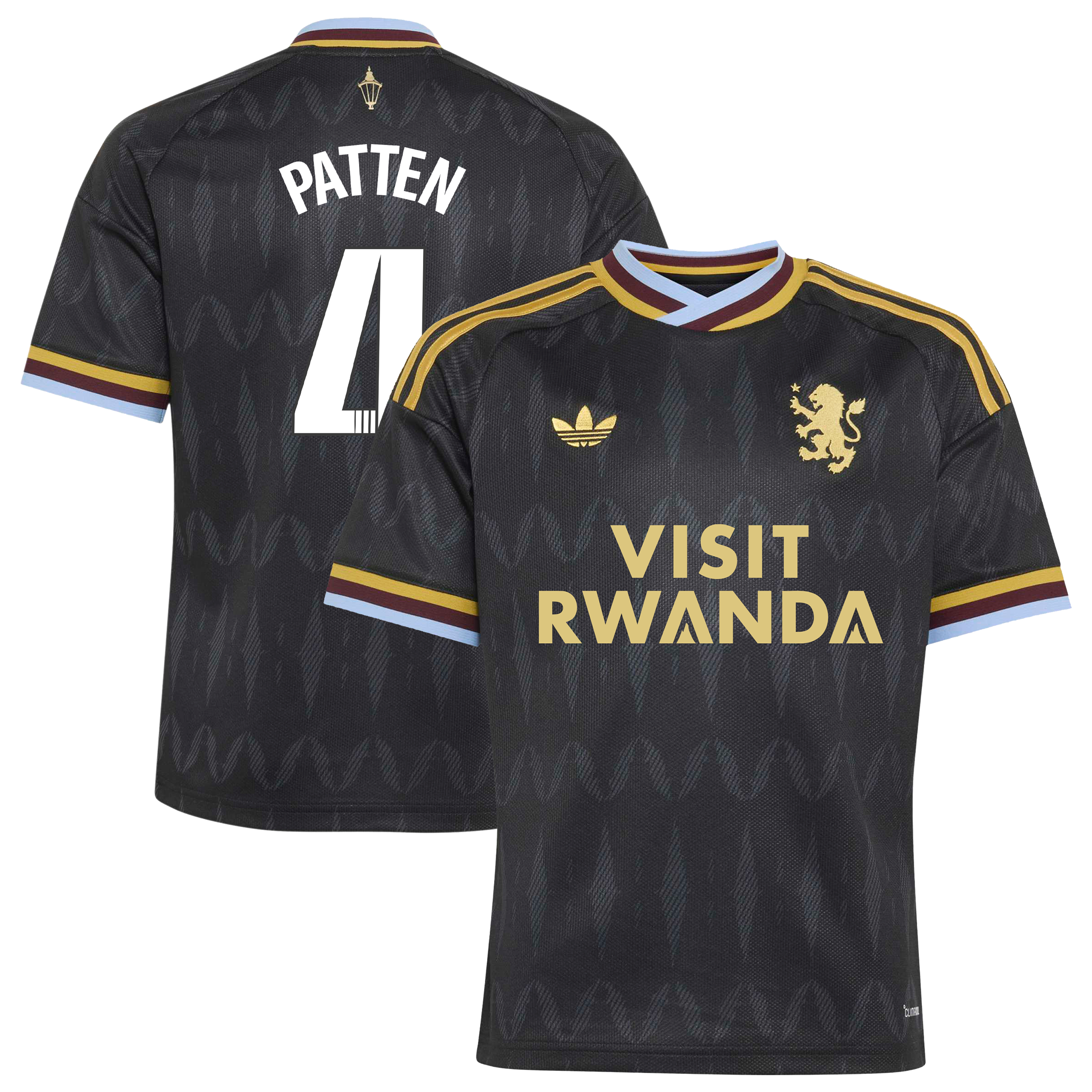 Aston Villa adidas WSL Away Shirt 2026-27 - Kids with Patten 4 printing, , rebel_hi-res