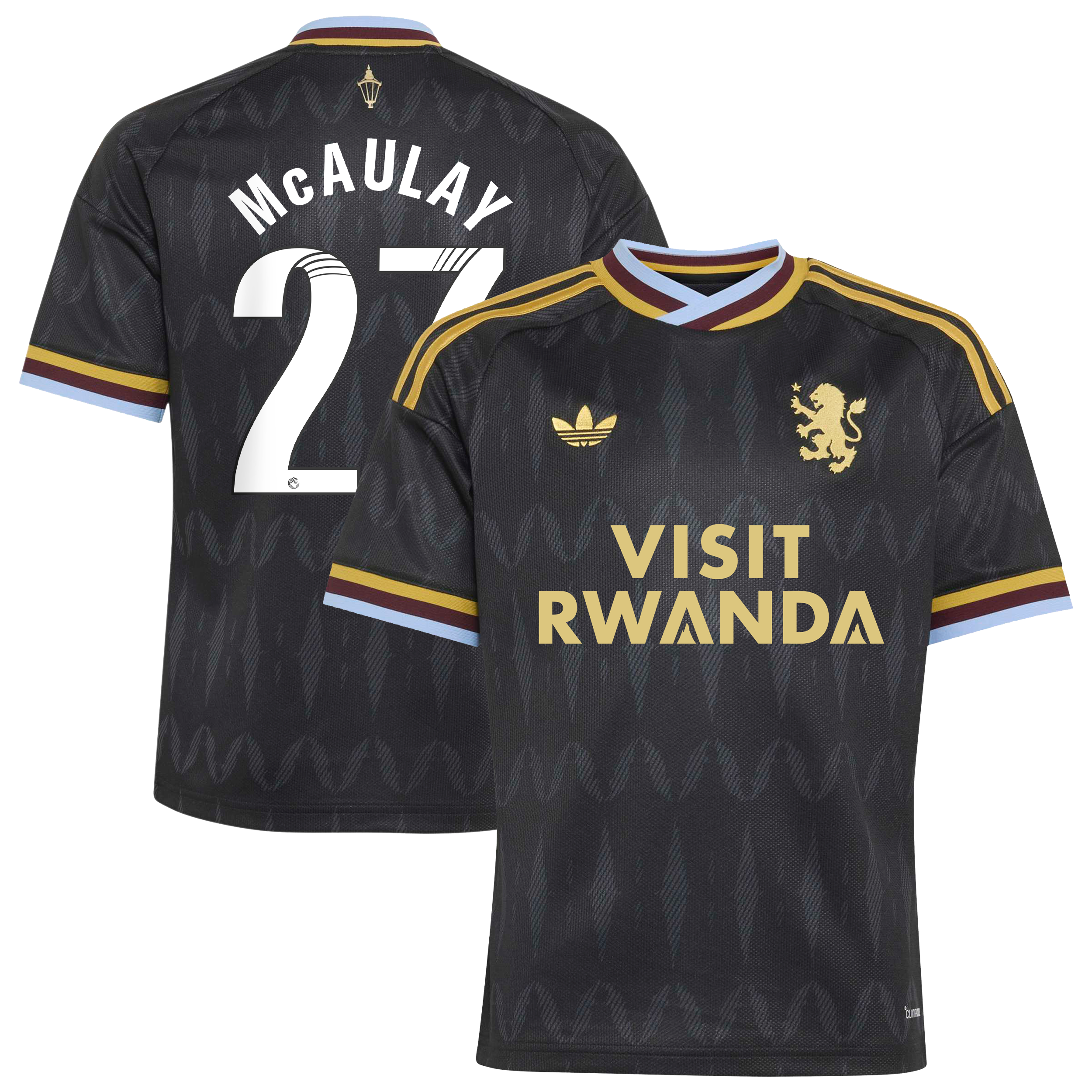 Aston Villa adidas WSL Away Shirt 2026-27 - Kids with McAulay 27 printing