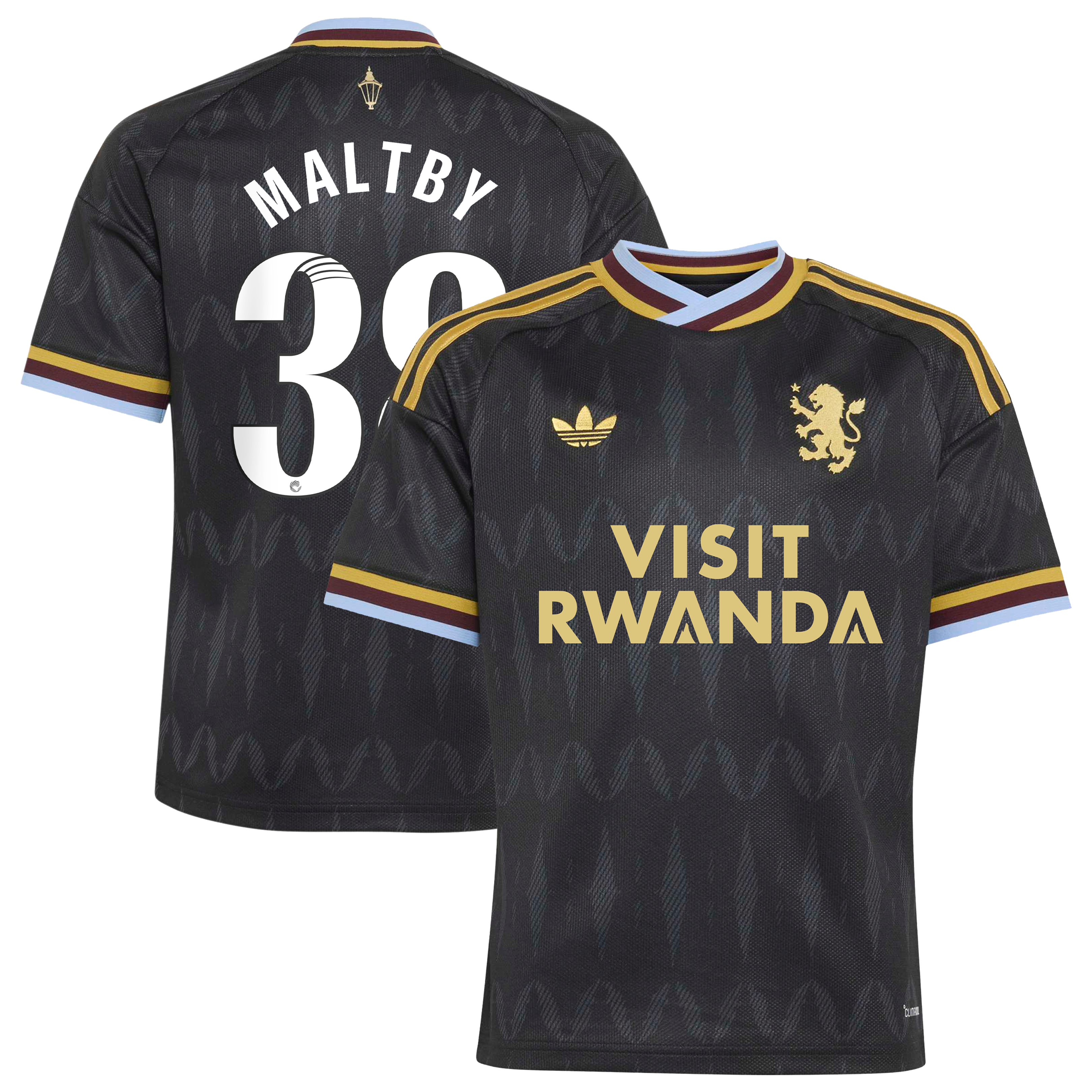 Aston Villa adidas WSL Away Shirt 2026-27 - Kids with Maltby 38 printing, , rebel_hi-res