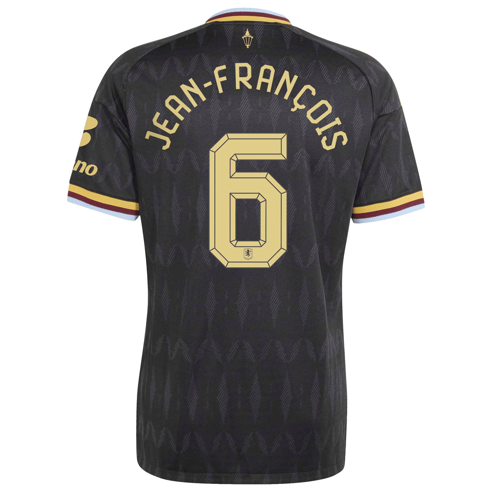 Aston Villa adidas Away Authentic Shirt 2026-27 with Jean-fran&ccedil;ois 6 Cup printing, , rebel_hi-res