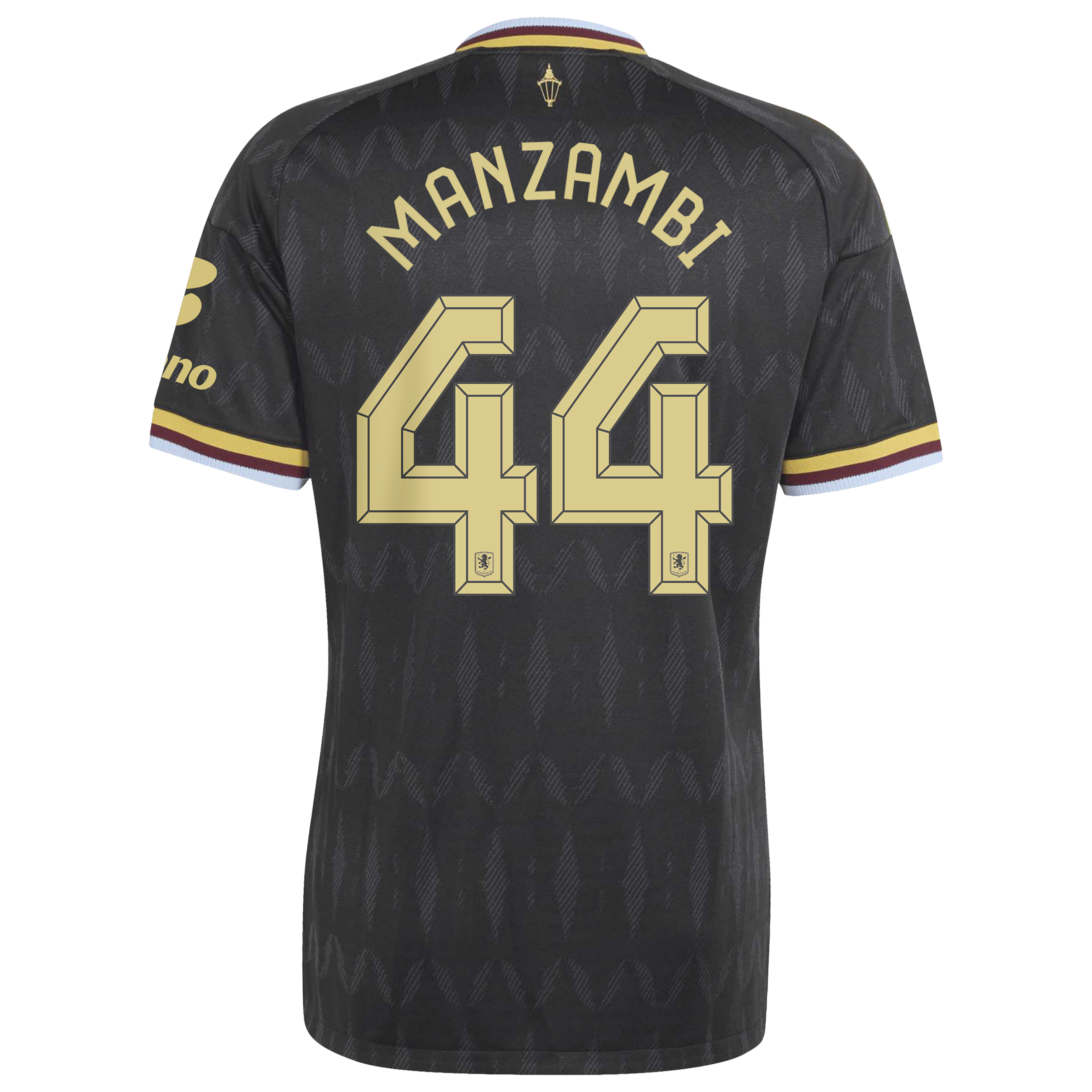 Aston Villa adidas Away Authentic Shirt 2026-27 with Manzambi 44 Cup printing, , rebel_hi-res