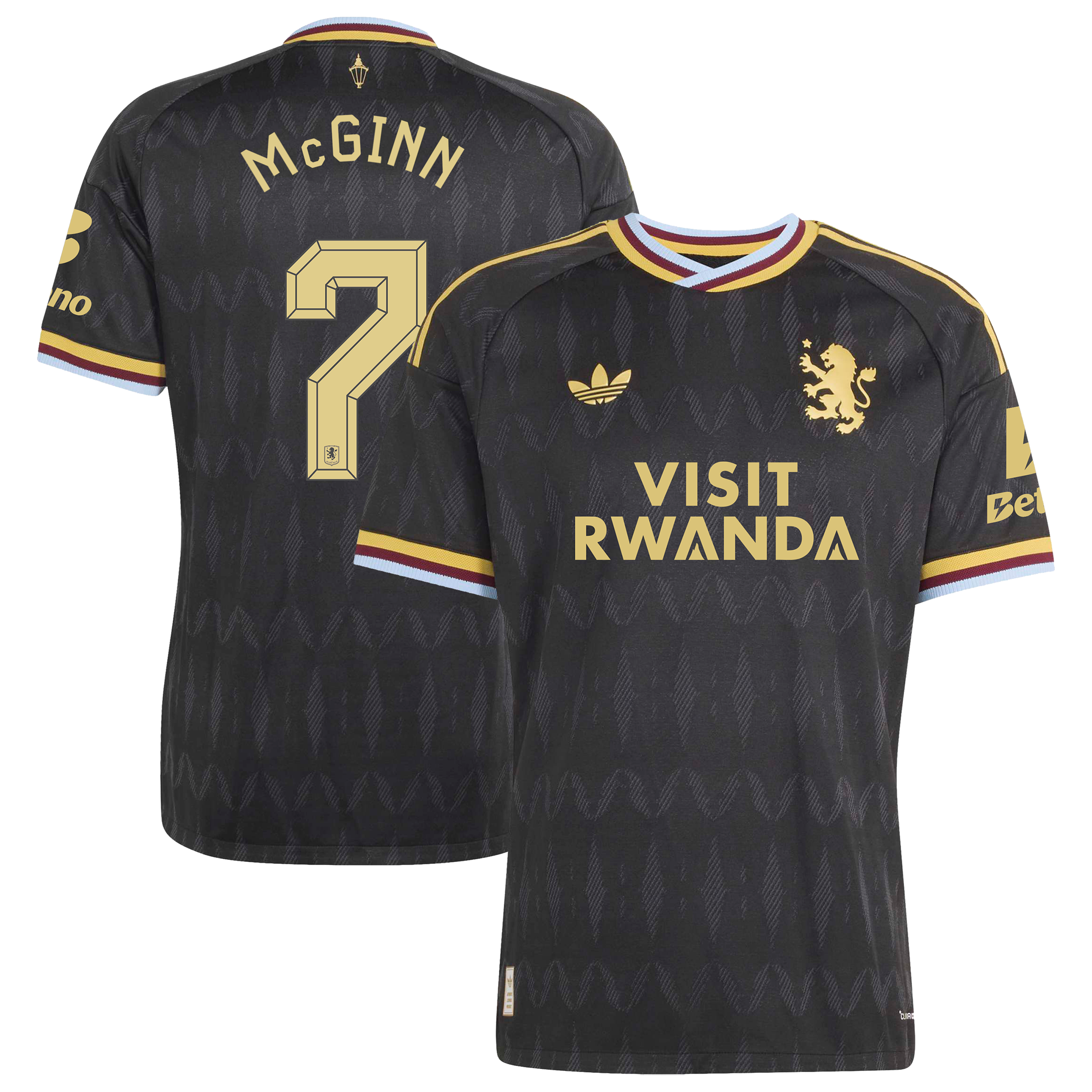 Aston Villa adidas Away Authentic Shirt 2026-27 with Mcginn 7 Cup printing, , rebel_hi-res