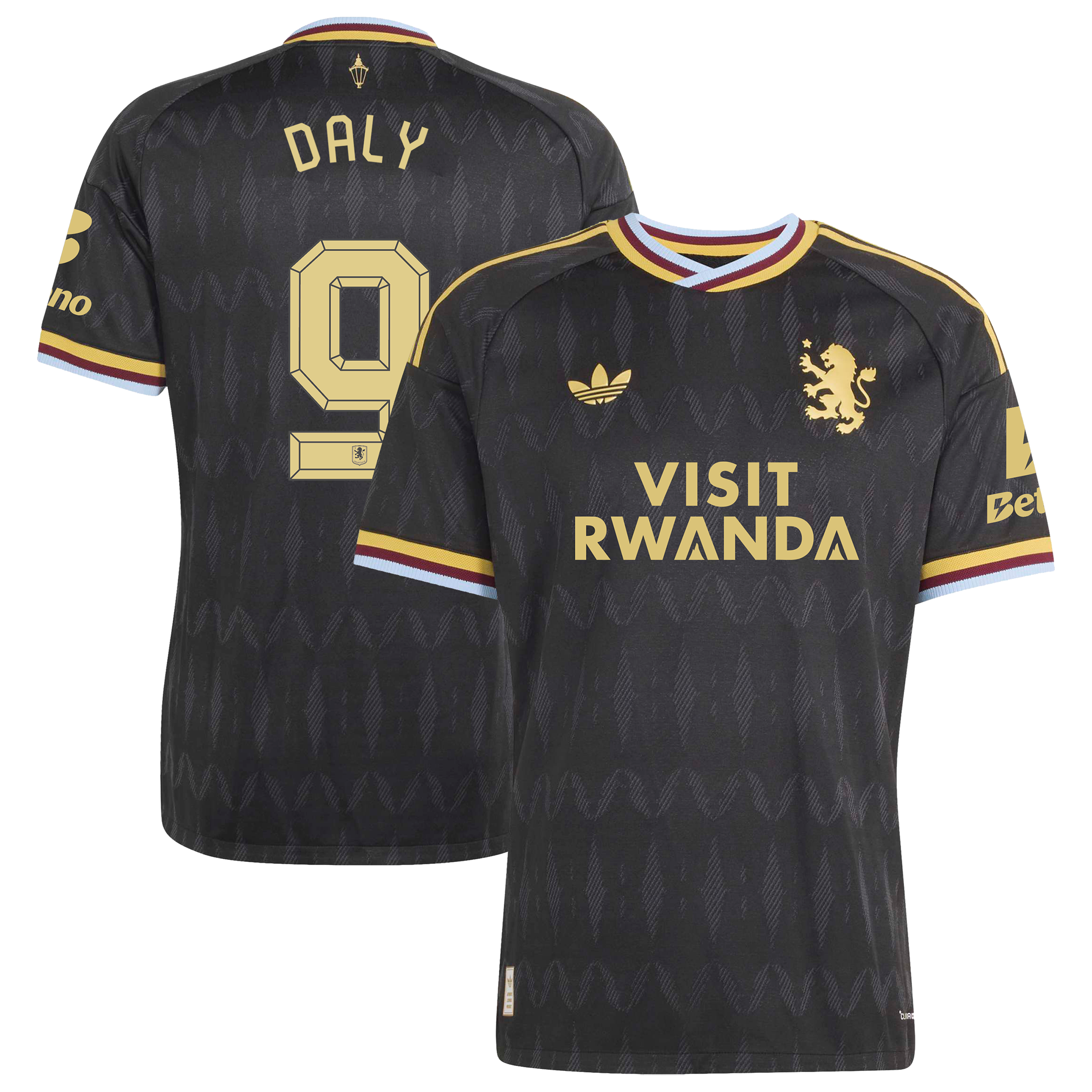 Aston Villa adidas Away Authentic Shirt 2026-27 with Daly 9 Cup printing, , rebel_hi-res