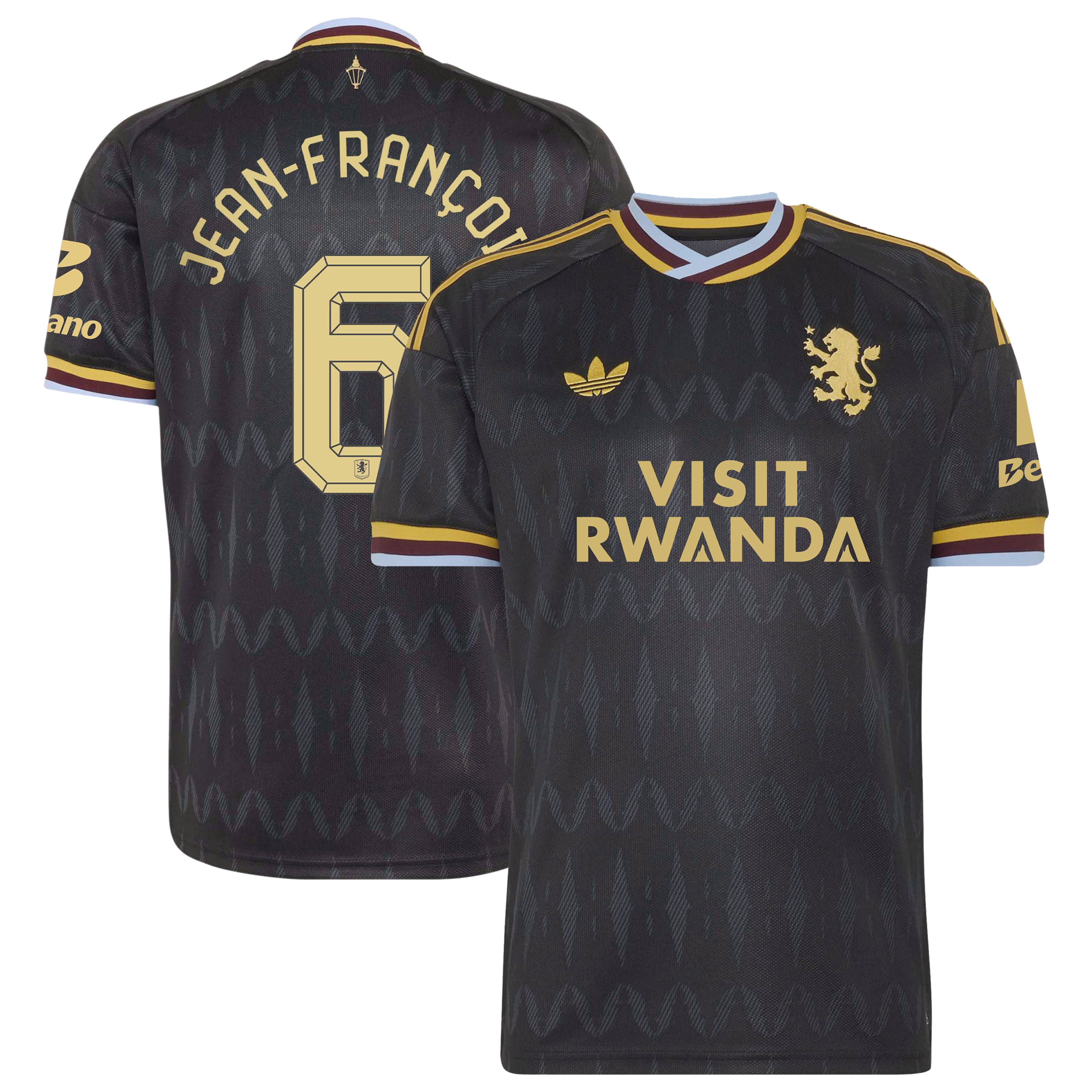 Aston Villa adidas Away Shirt 2026-27 with Jean-fran&ccedil;ois 6 Cup printing, , rebel_hi-res