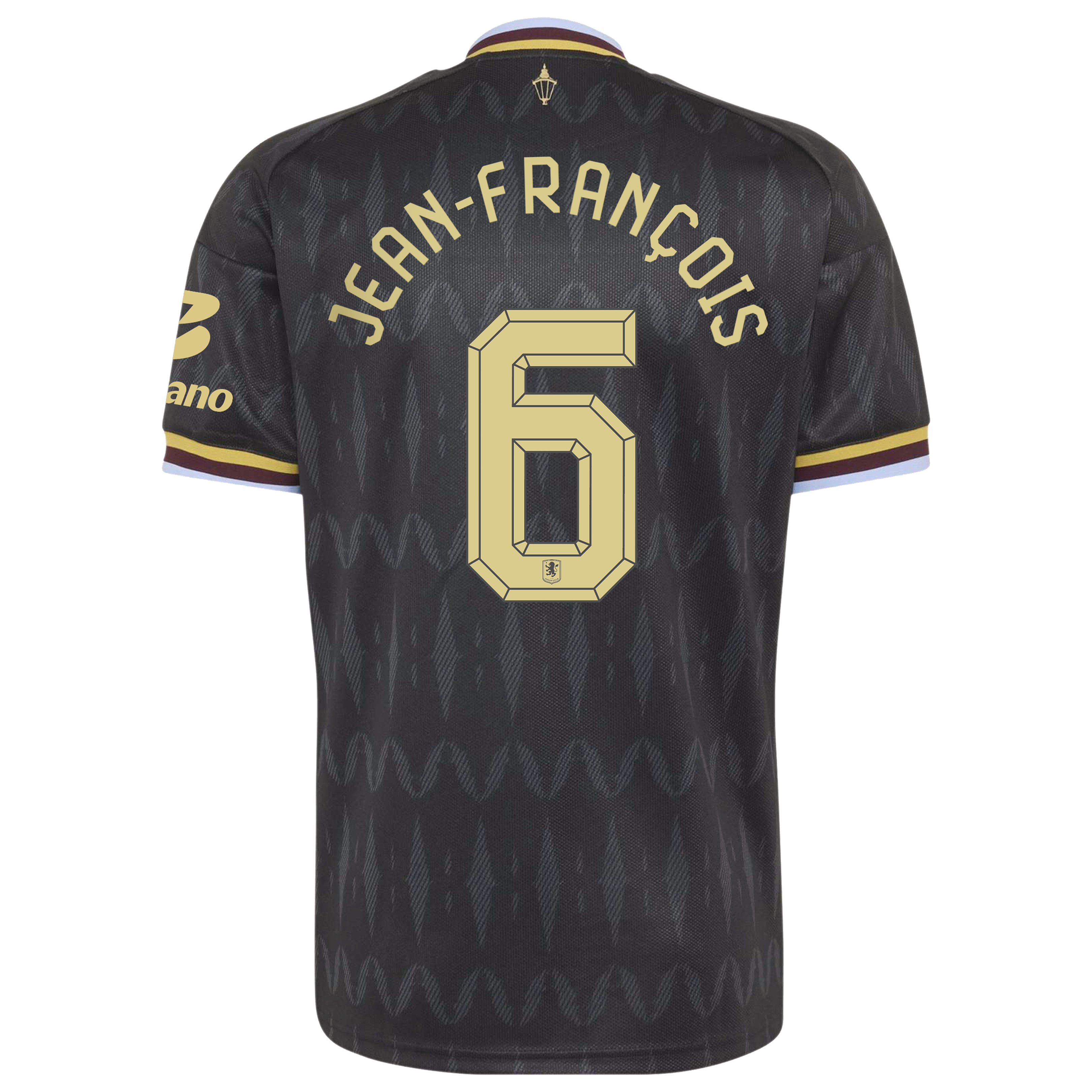 Aston Villa adidas Away Shirt 2026-27 with Jean-fran&ccedil;ois 6 Cup printing, , rebel_hi-res