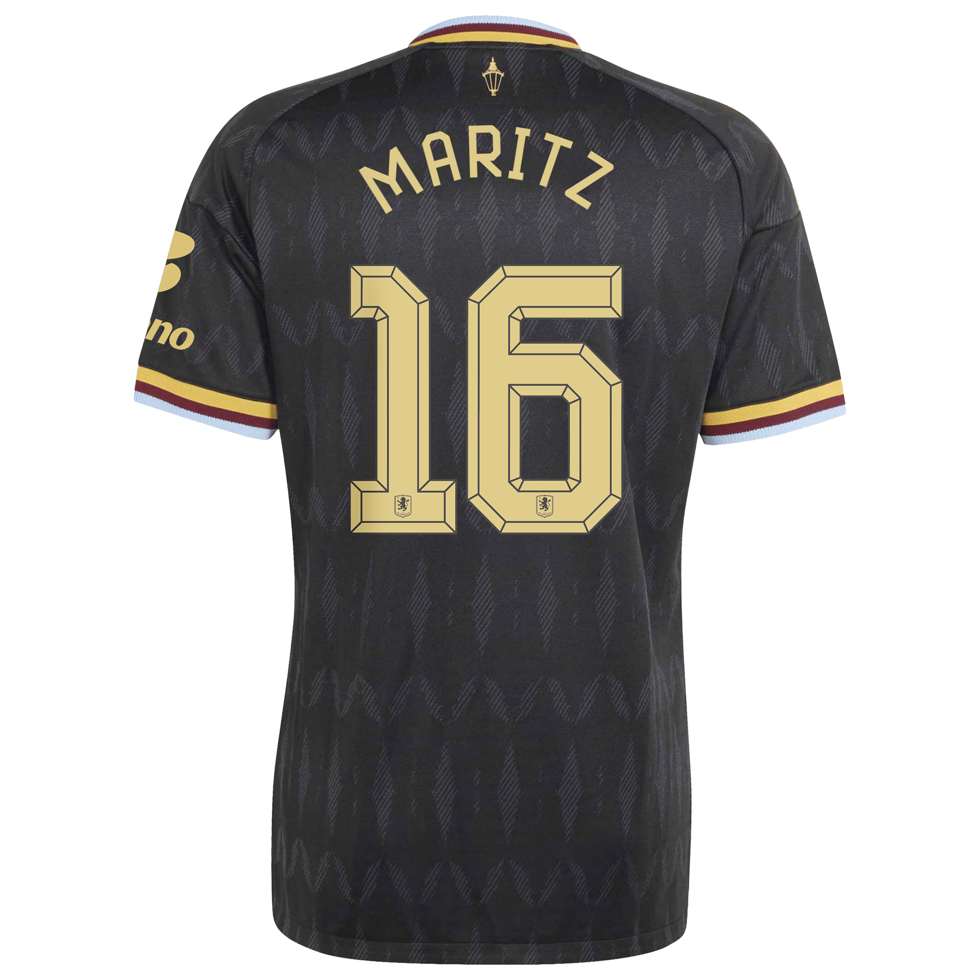 Aston Villa adidas Away Authentic Shirt 2026-27 with Maritz 16 Cup printing, , rebel_hi-res