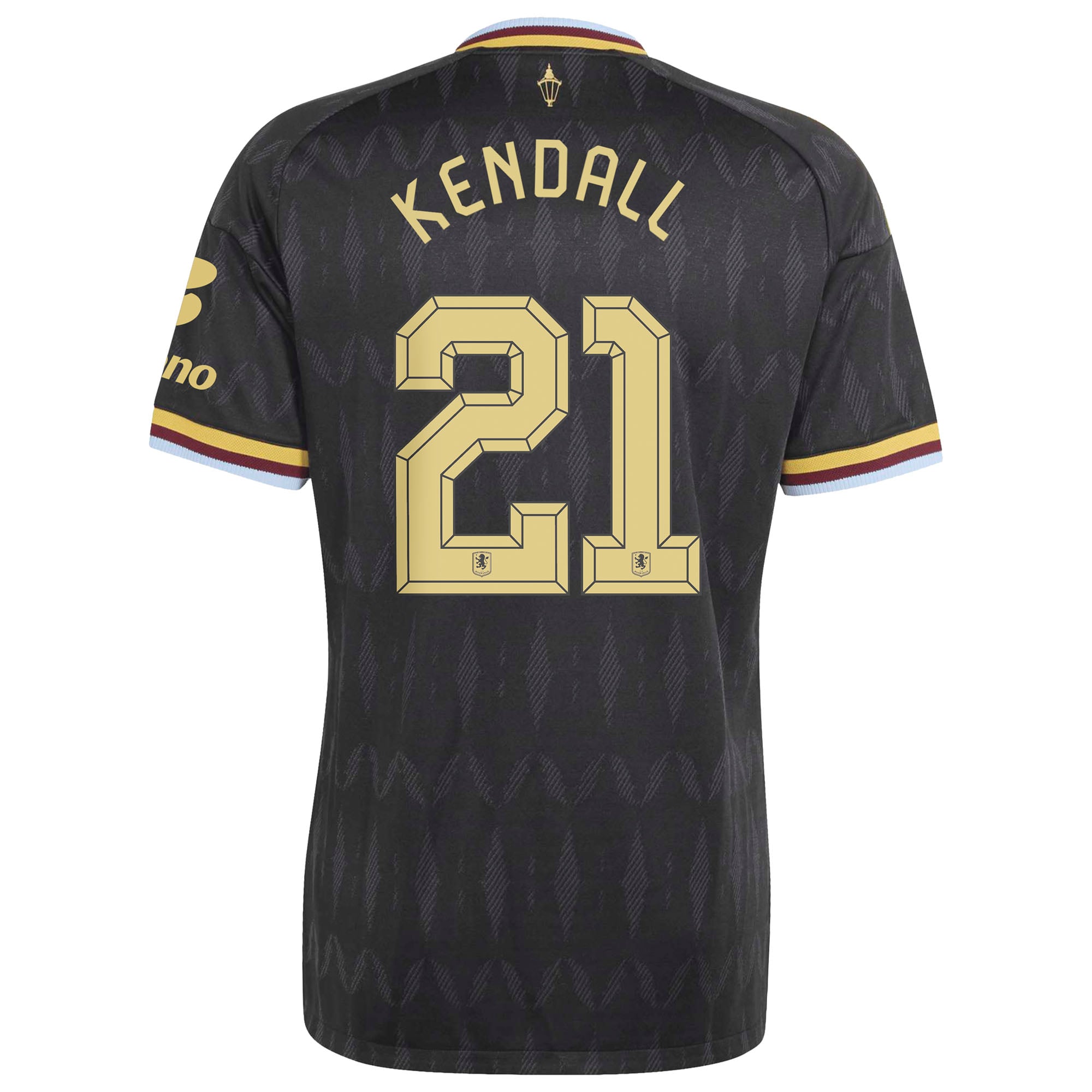 Aston Villa adidas Away Authentic Shirt 2026-27 with Kendall 21 Cup printing, , rebel_hi-res