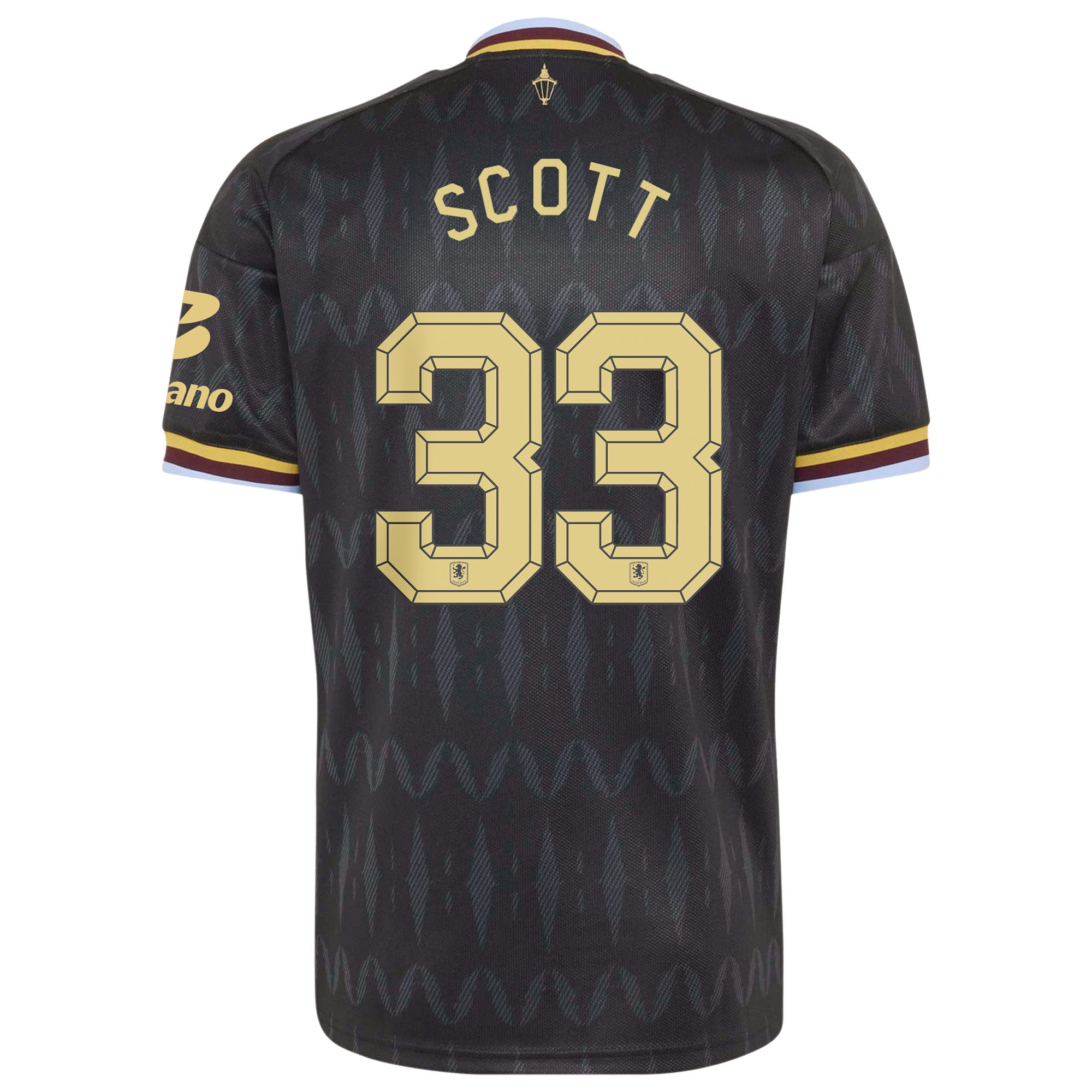 Aston Villa adidas Away Shirt 2026-27 with Scott 33 Cup printing, , rebel_hi-res
