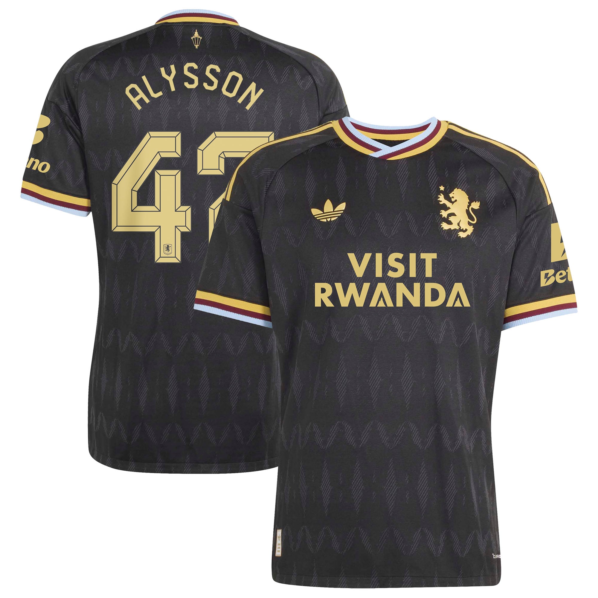Aston Villa adidas Away Authentic Shirt 2026-27 with Alysson 47 Cup printing, , rebel_hi-res