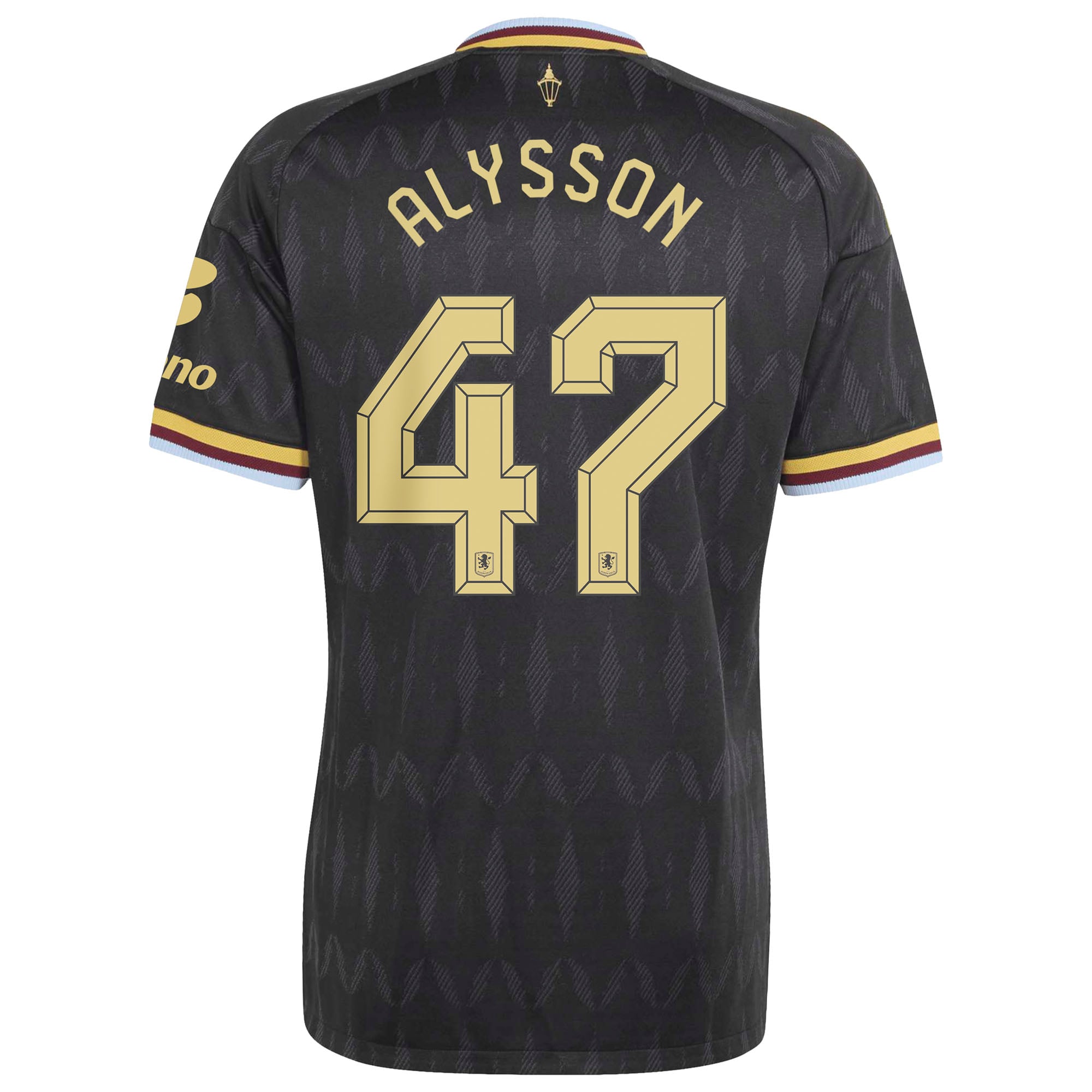 Aston Villa adidas Away Authentic Shirt 2026-27 with Alysson 47 Cup printing, , rebel_hi-res