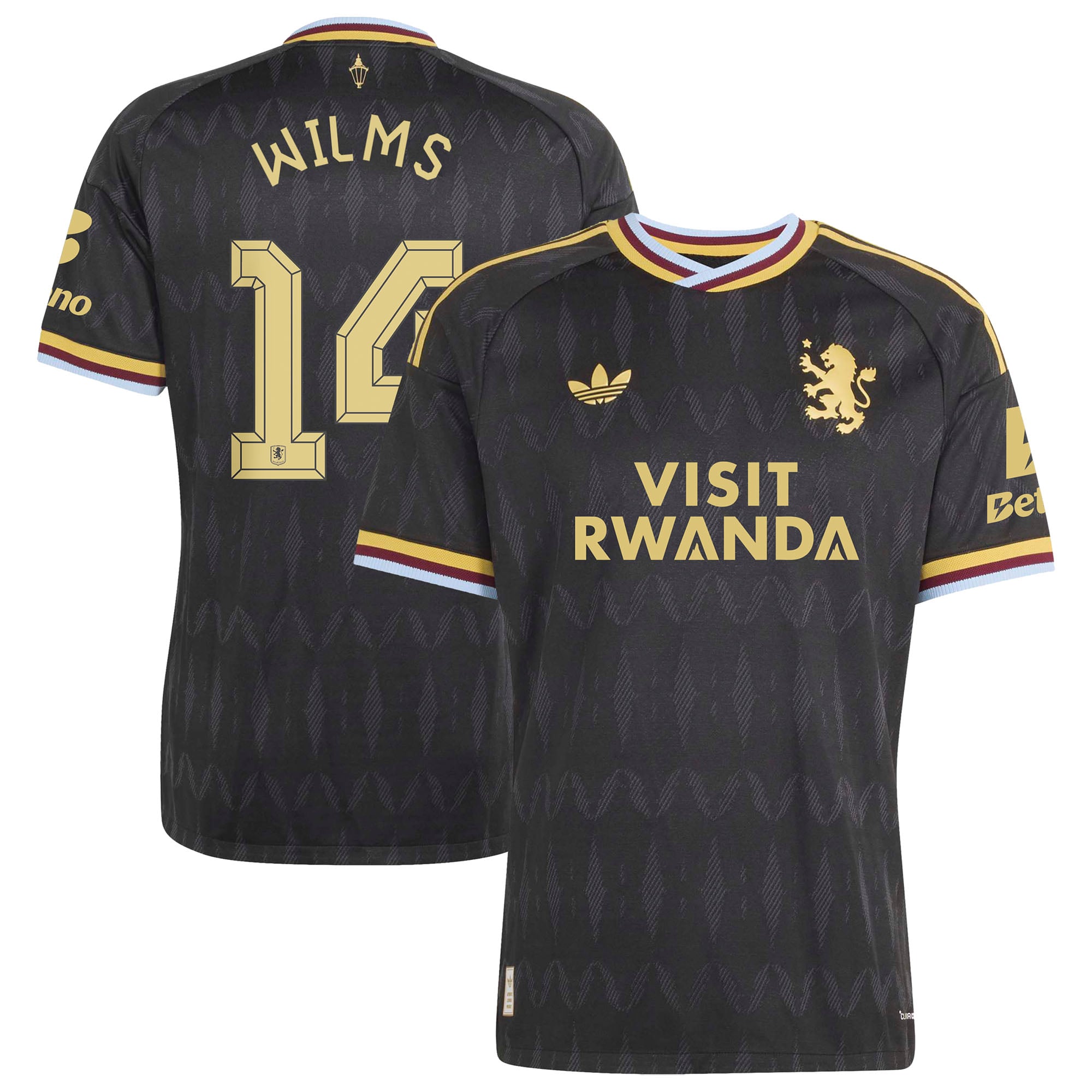 Aston Villa adidas Away Authentic Shirt 2026-27 with Wilms 14 Cup printing, , rebel_hi-res