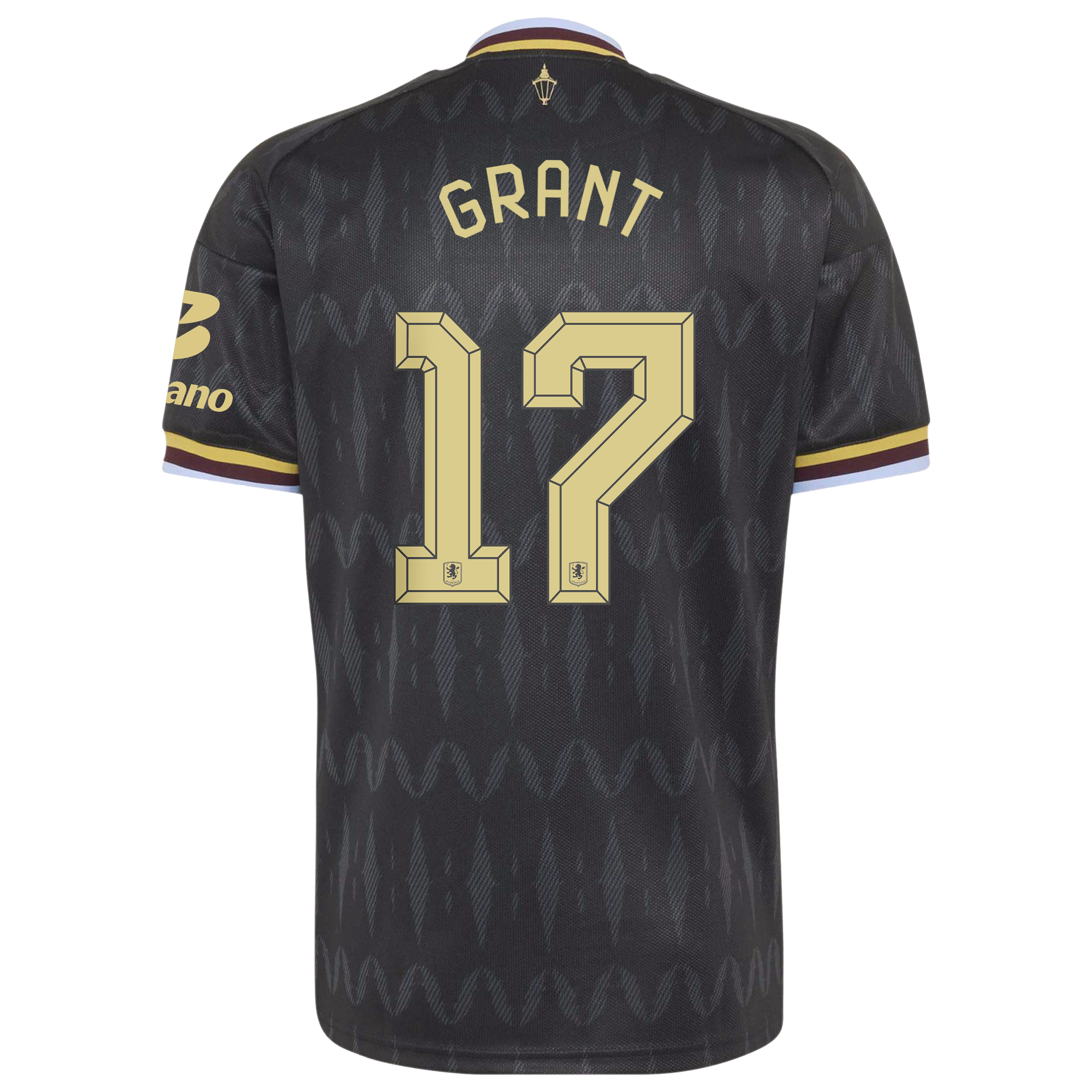 Aston Villa adidas Away Shirt 2026-27 with Grant 17 Cup printing, , rebel_hi-res