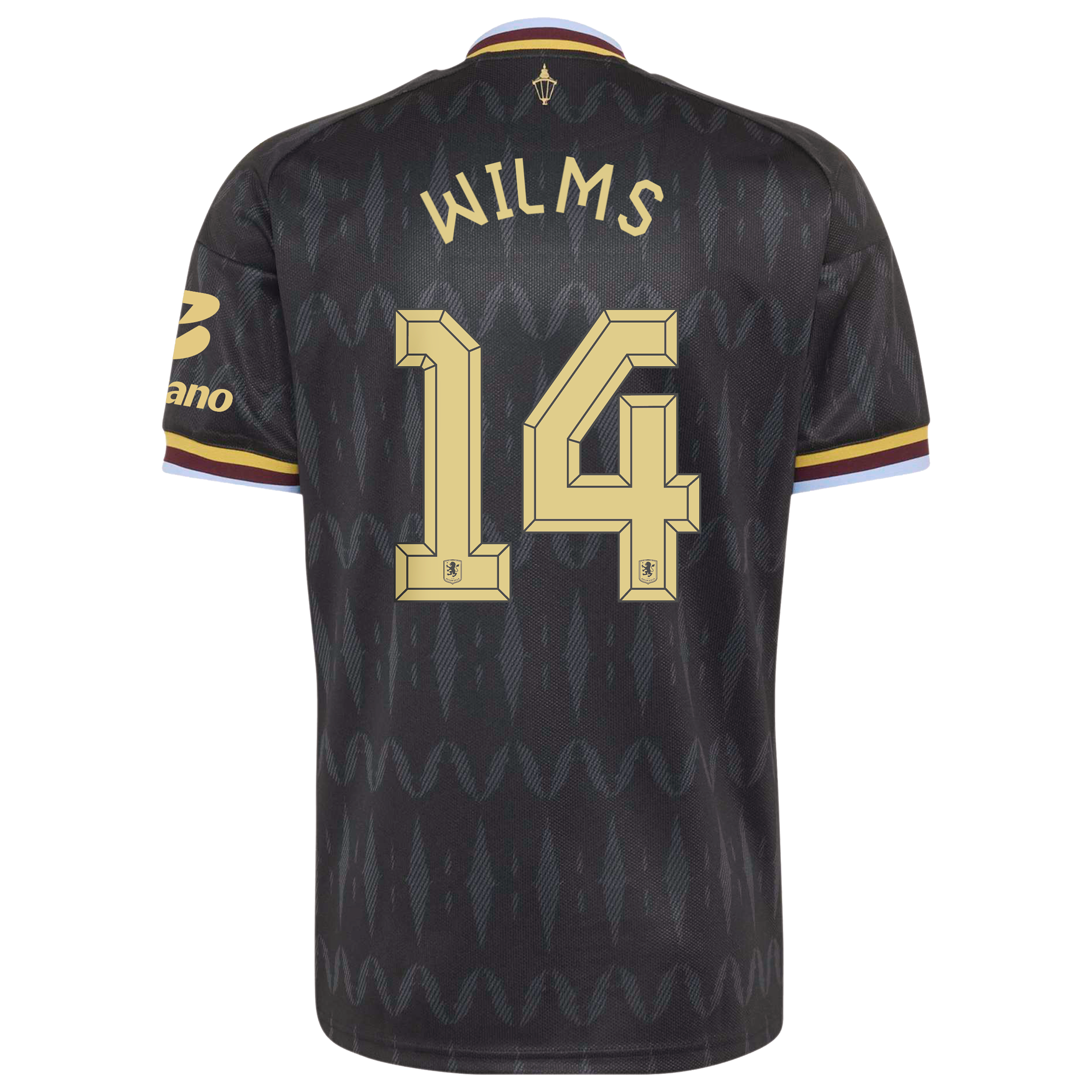 Aston Villa adidas Away Shirt 2026-27 with Wilms 14 Cup printing, , rebel_hi-res