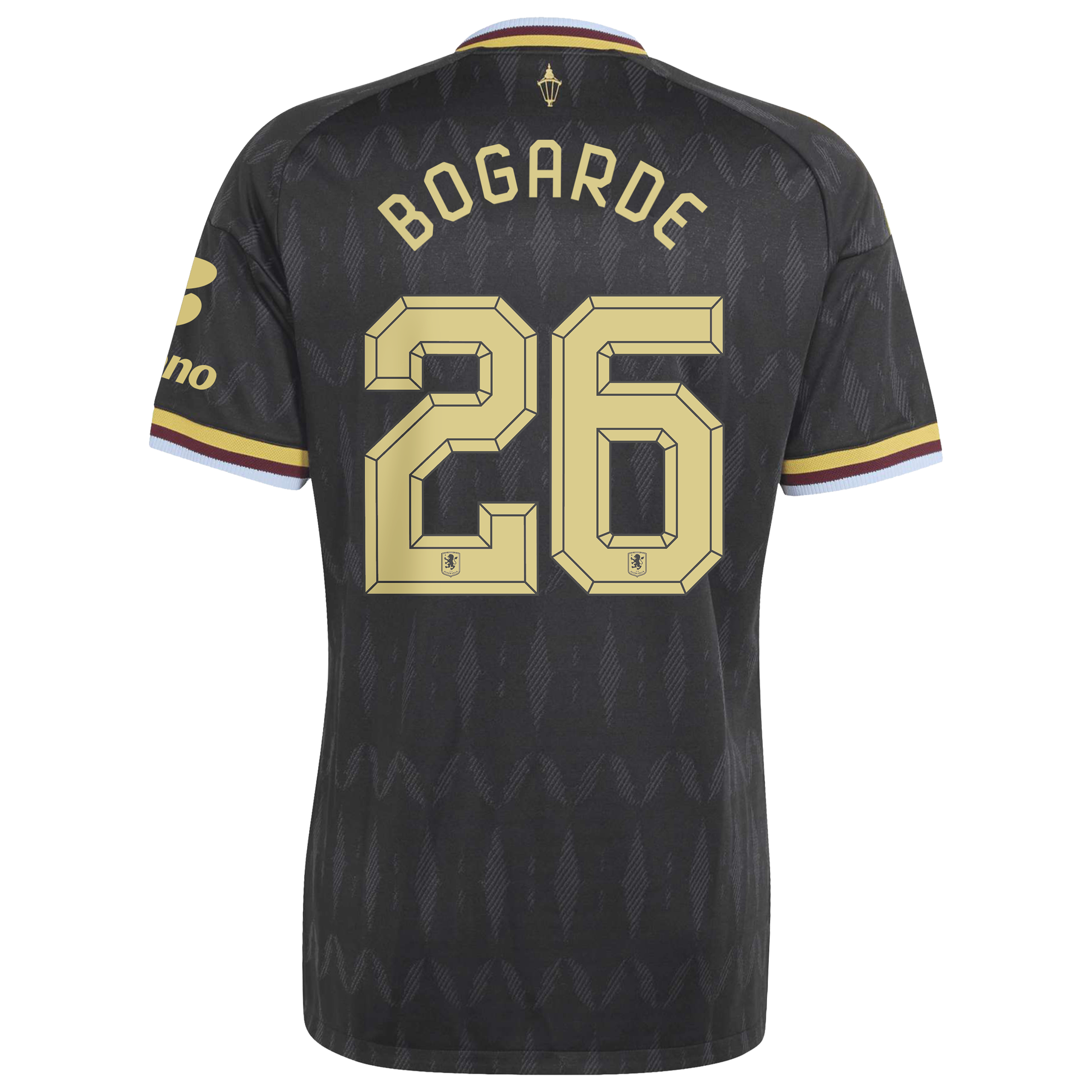 Aston Villa adidas Away Authentic Shirt 2026-27 with Bogarde 26 Cup printing, , rebel_hi-res