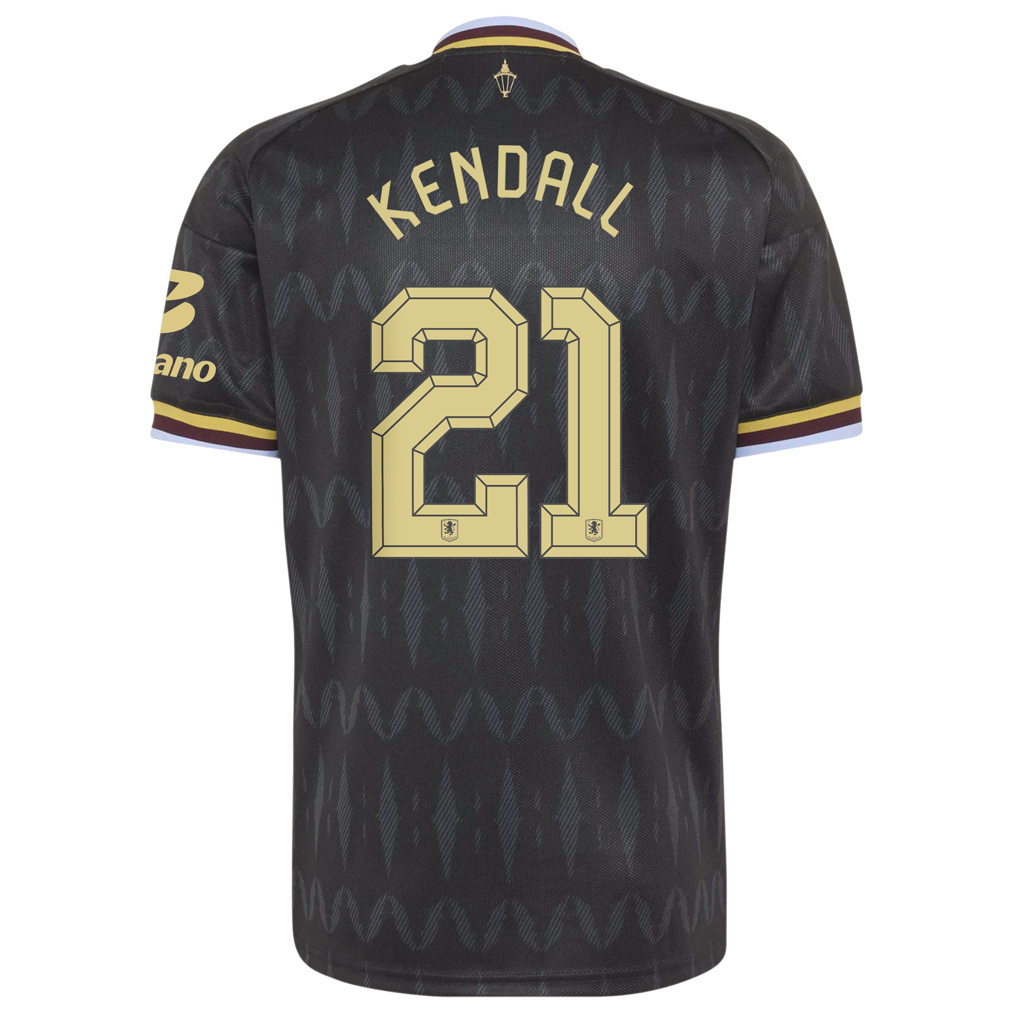 Aston Villa adidas Away Shirt 2026-27 with Kendall 21 Cup printing, , rebel_hi-res