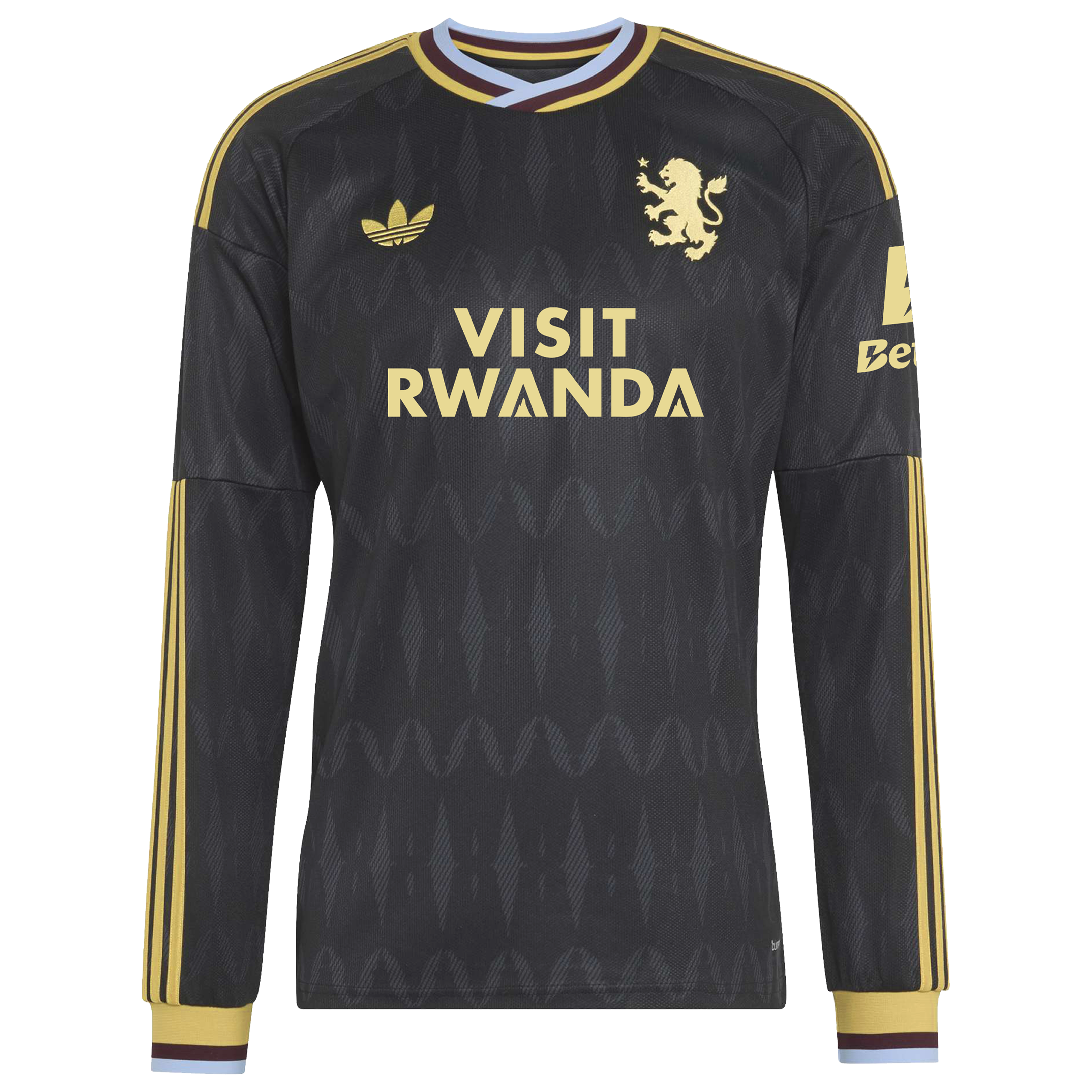 Aston Villa adidas Away Shirt 2026-27 - Long Sleeve with Patten 4 Cup printing, , rebel_hi-res