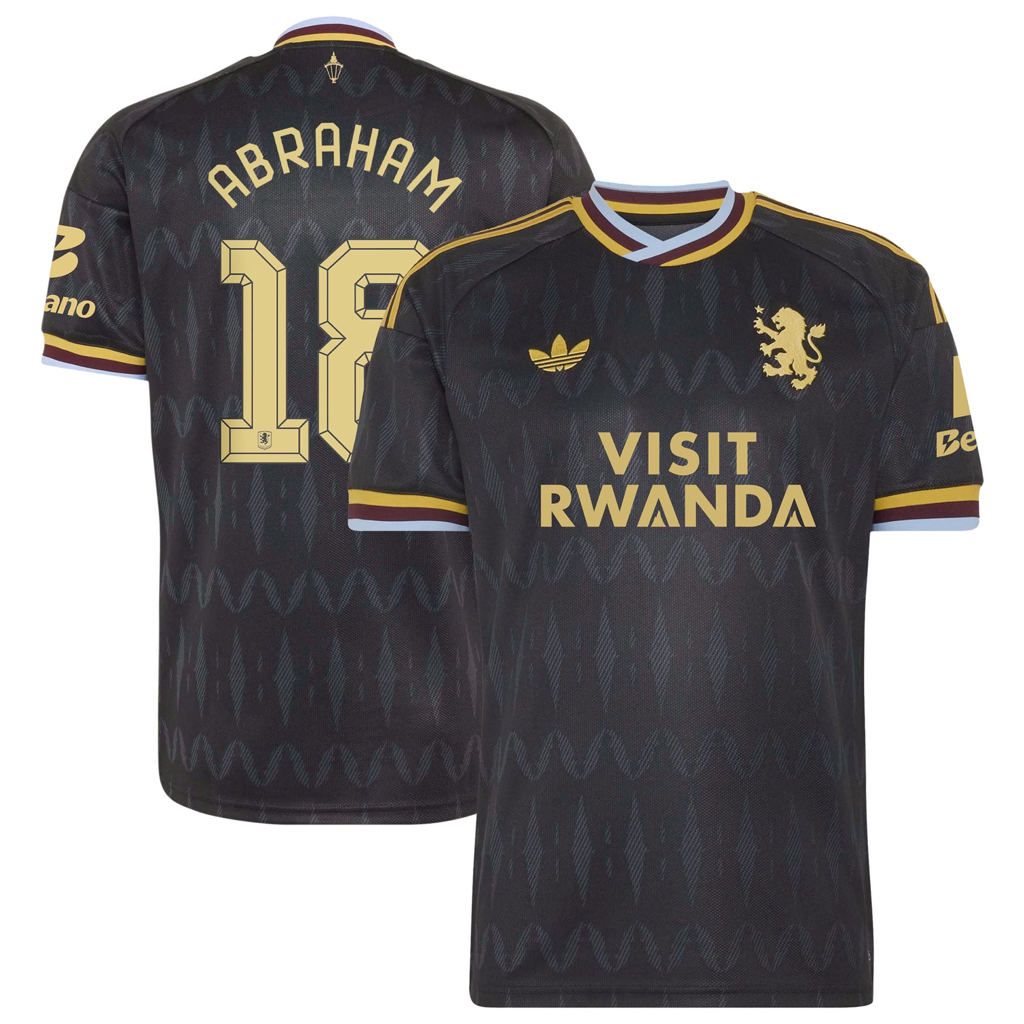 Aston Villa adidas Away Shirt 2026-27 with Abraham 18 Cup printing, , rebel_hi-res