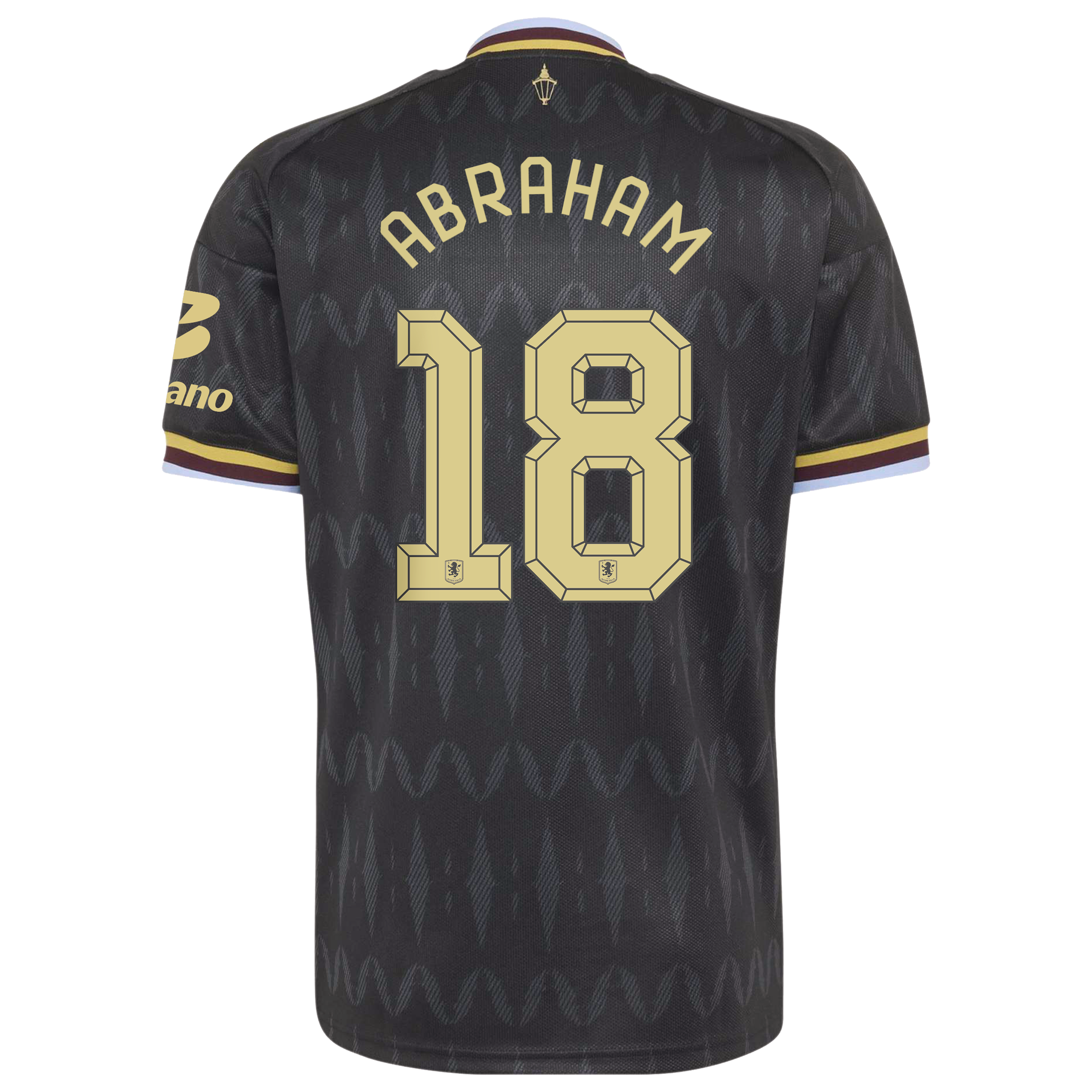 Aston Villa adidas Away Shirt 2026-27 with Abraham 18 Cup printing, , rebel_hi-res