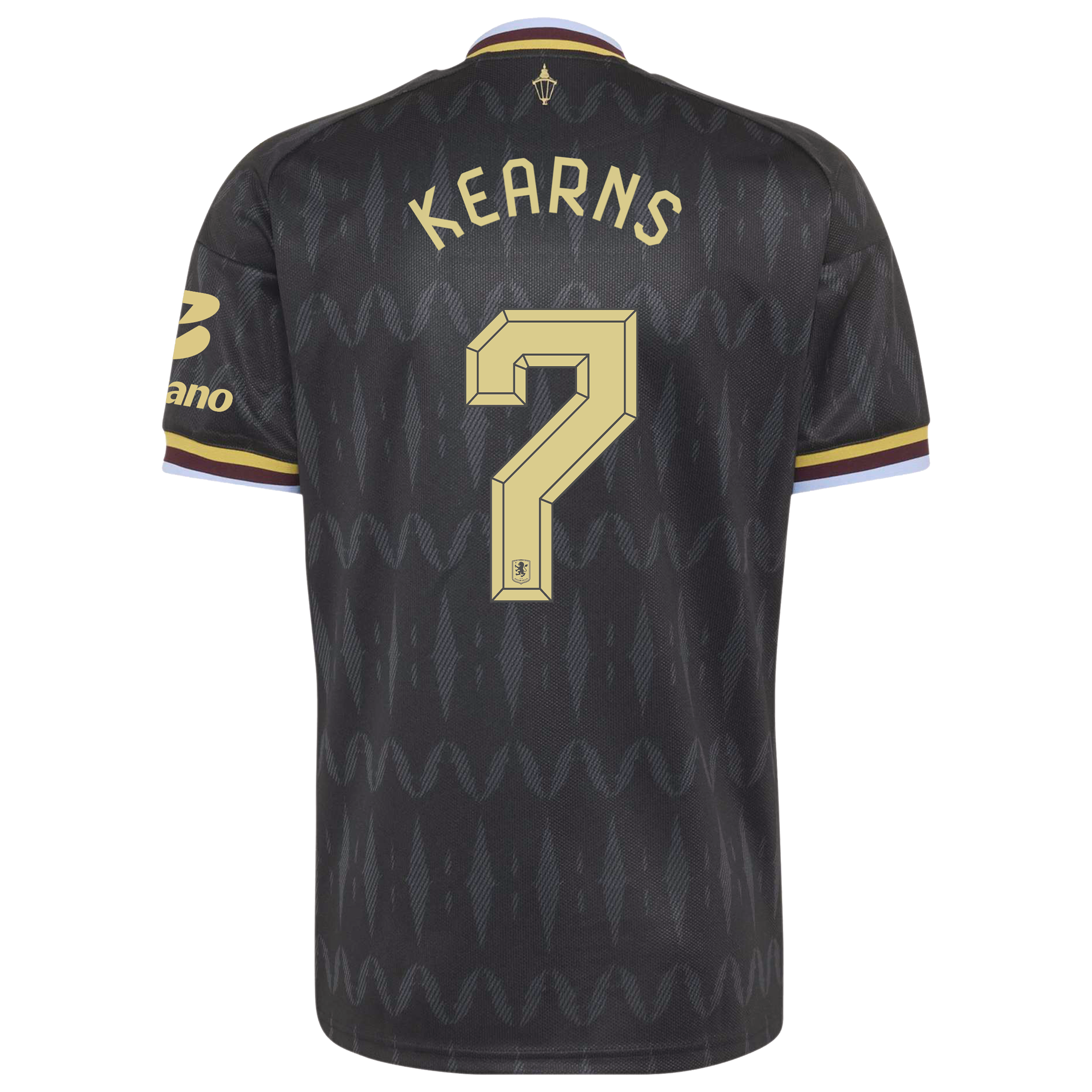Aston Villa adidas Away Shirt 2026-27 with Kearns 7 Cup printing, , rebel_hi-res